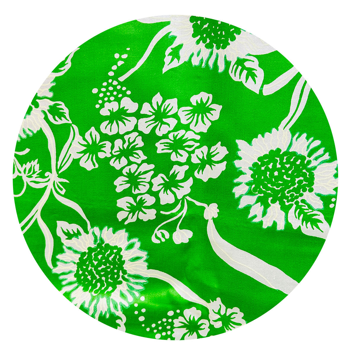 290cms Sweet Green Vintage Cotton Floral FABRIC