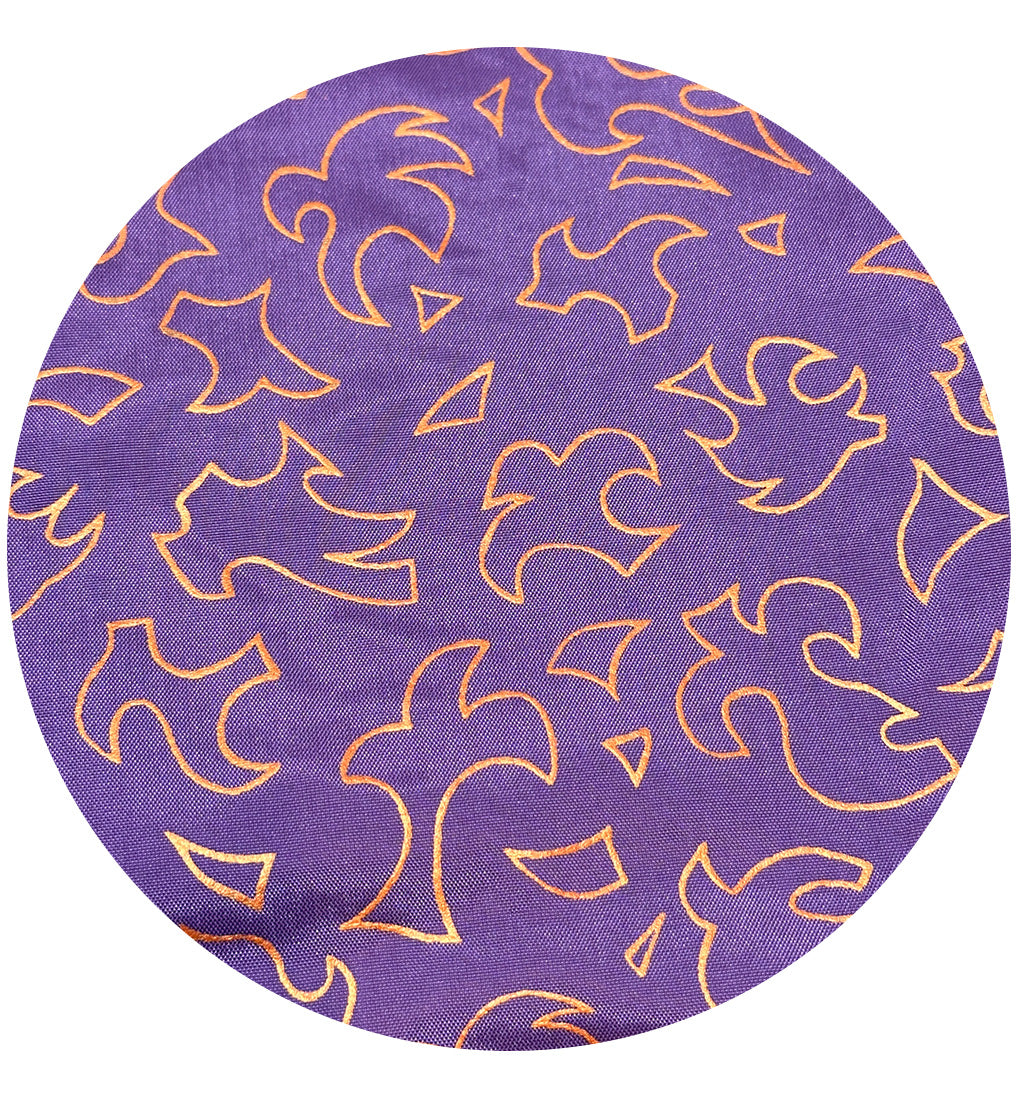 320cms Wonderful Silky Bright Purple Fabric