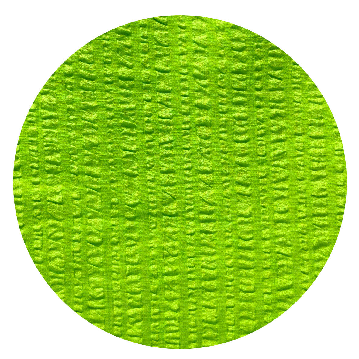 260cms Bright Green Vintage Fabric