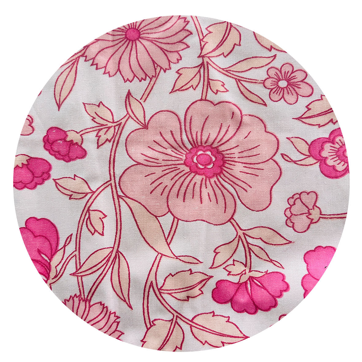254cms One RETRO Bright Pink Cotton SHEET All Cotton STUNNING