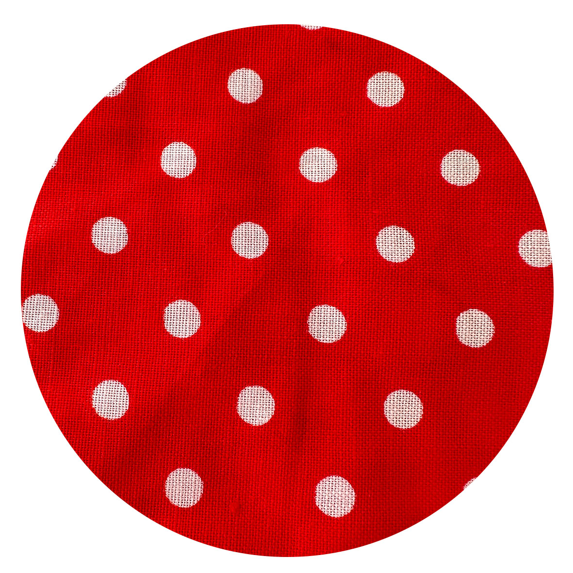 120cms Red And White Polka Dot Fabric Pink Peacock 1811