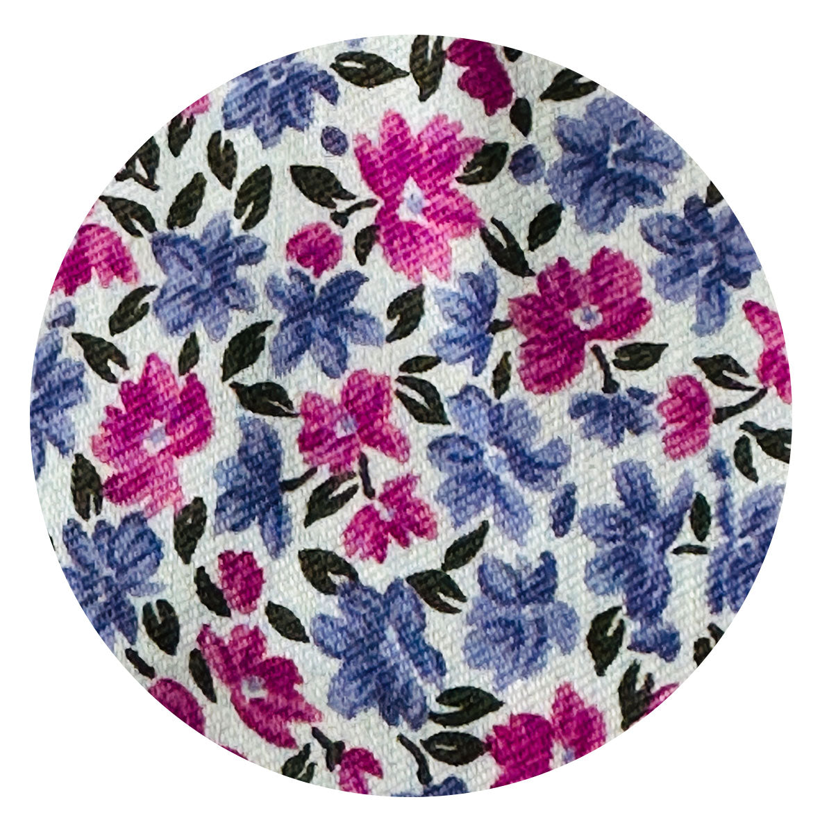 320cms Cute Modern Purple Floral FABRIC Cotton