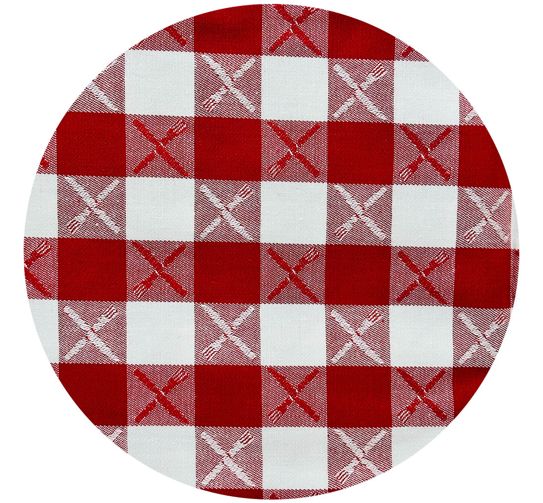 190cms Medium Weight Excellent Quality Cotton Knife & Fork Fabric