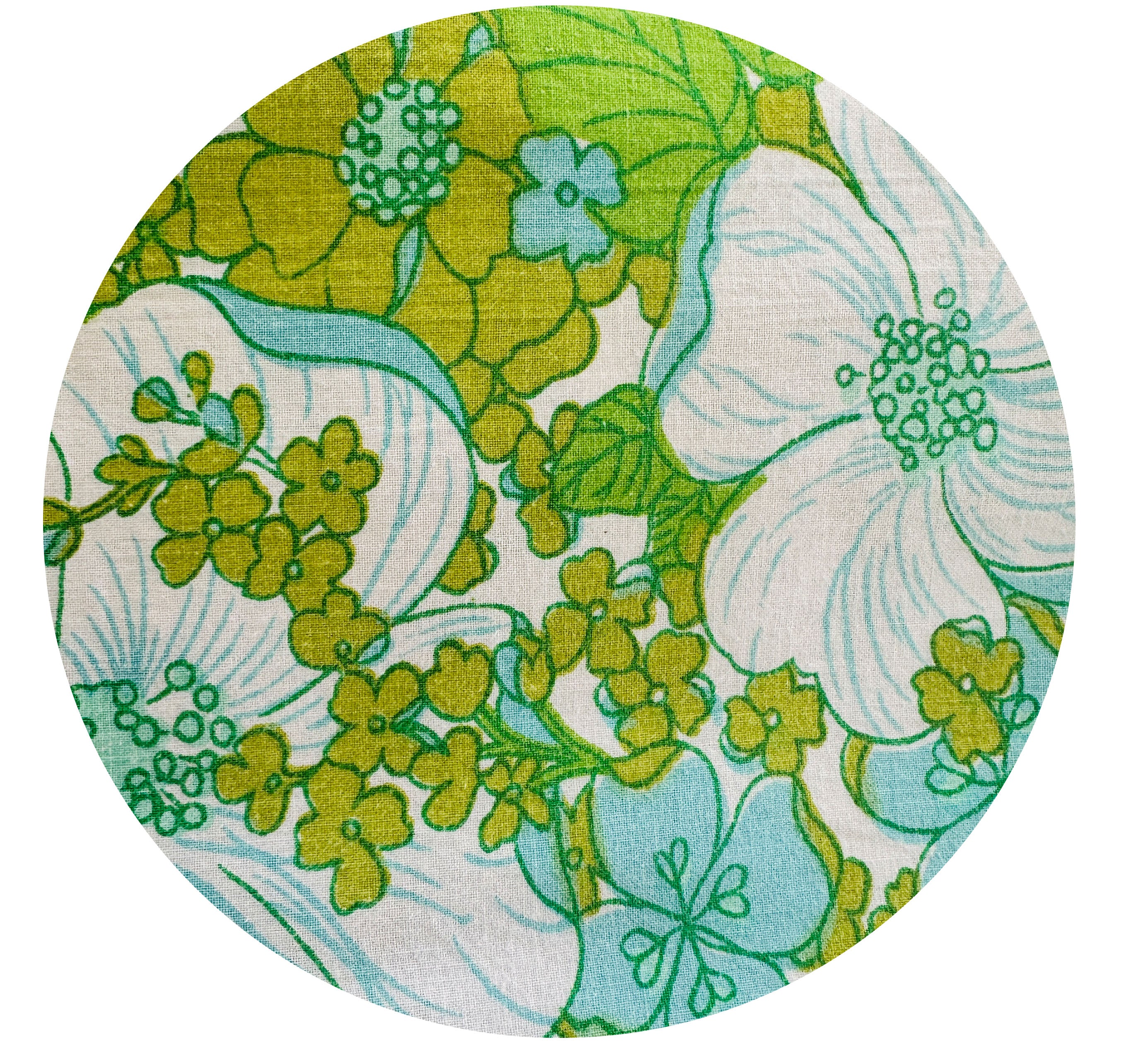 240cms Vintage Cotton Sheet Flat Fabric