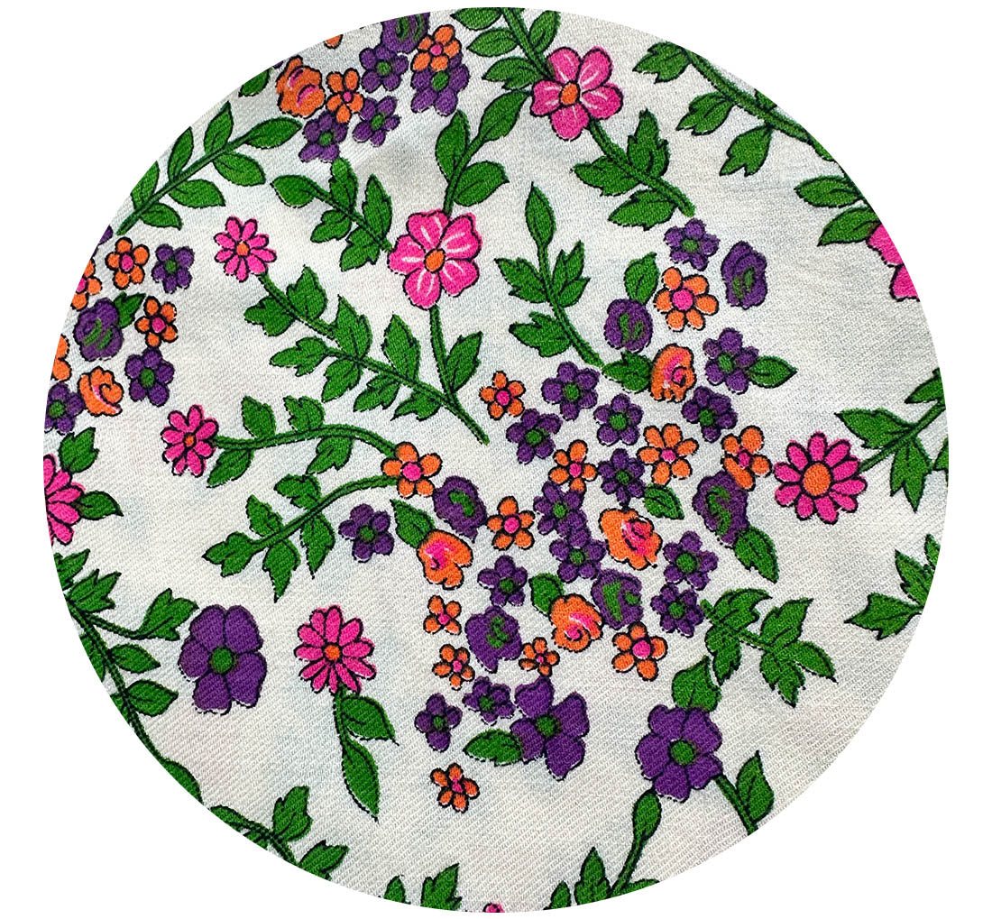 90cms BEAUTIFUL Cotton VINTAGE Fabric Remnant