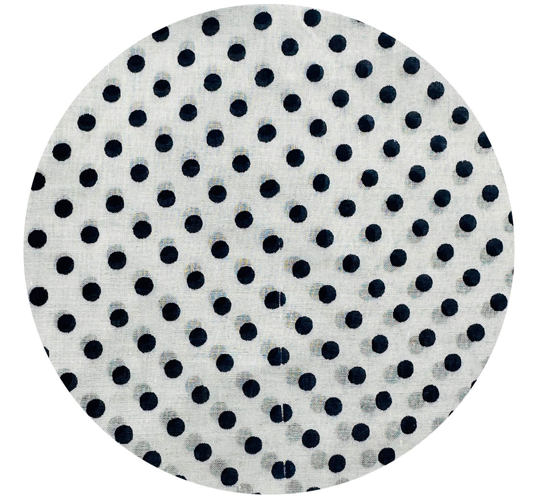 550cms Light Weight Polka Dot Cotton Fabric
