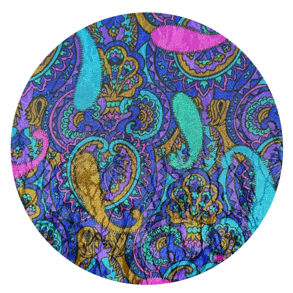 300cms Wonderful Bright Paisley FABRIC Modern