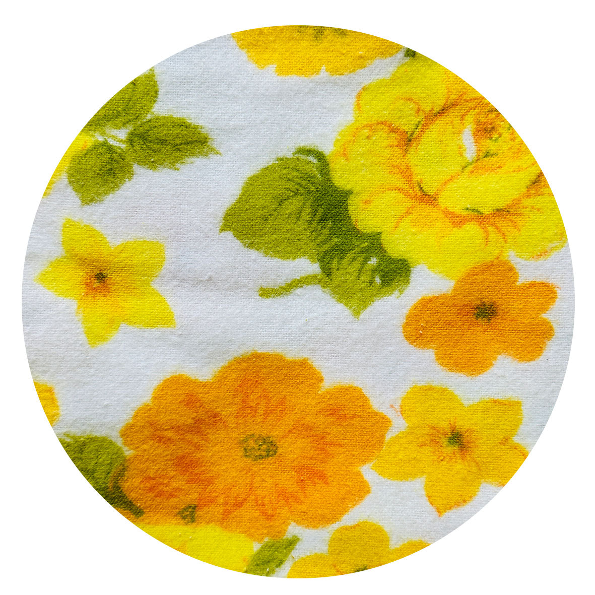 UNUSED Vintage Retro Brushed Cotton Sheet Fabric