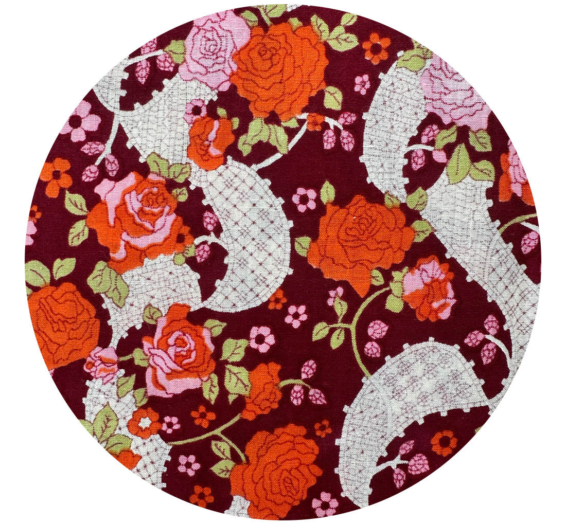 225cms Sweetest Vintage Roses Cotton Fabric