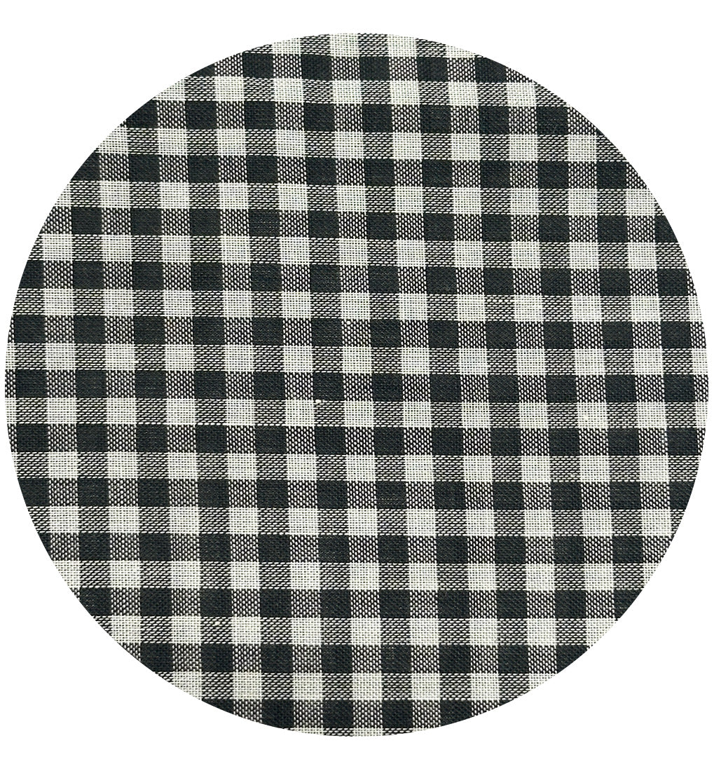 400cms COTTON Black & White Gingham