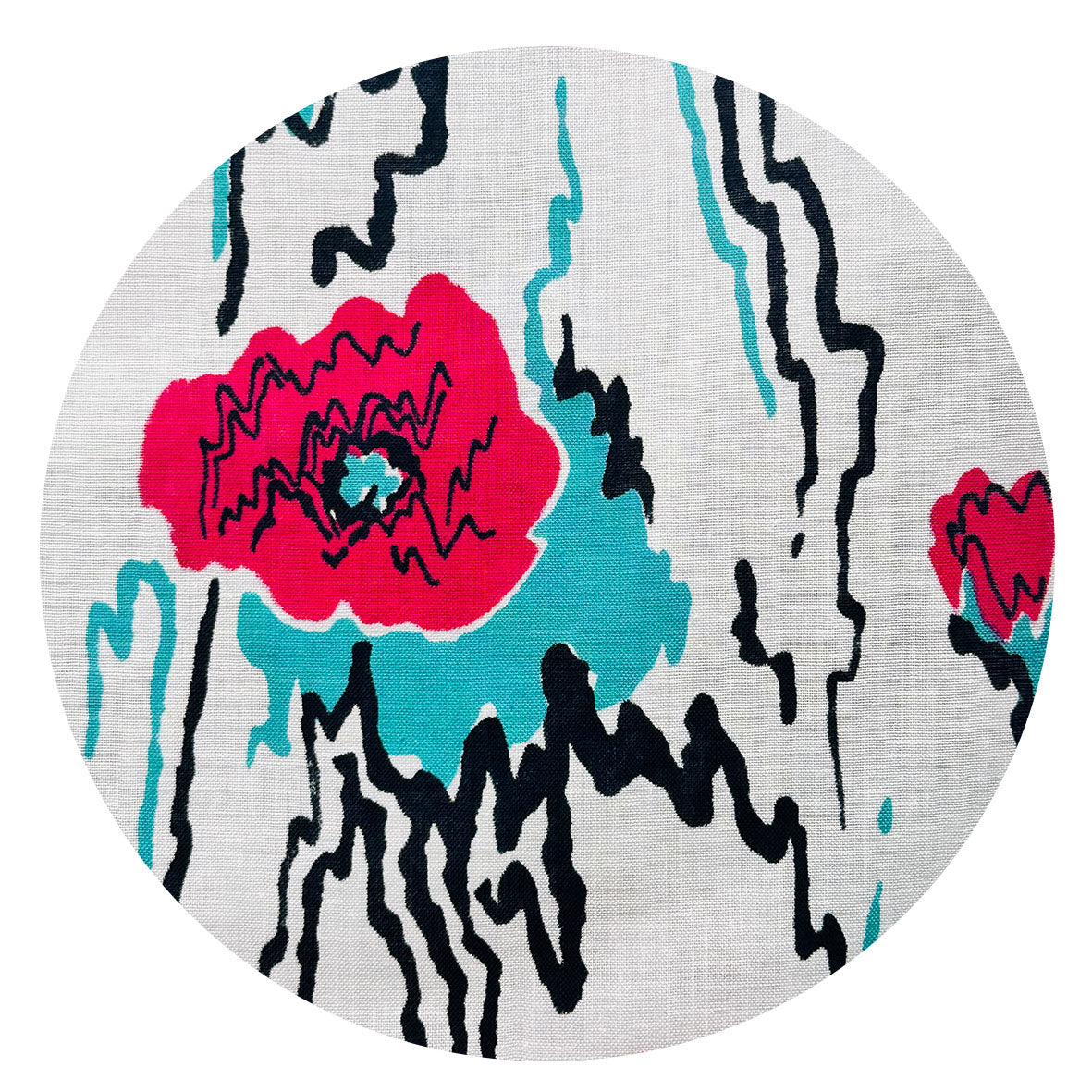 200cms Sweet Bold Bright Fabric Light Weight