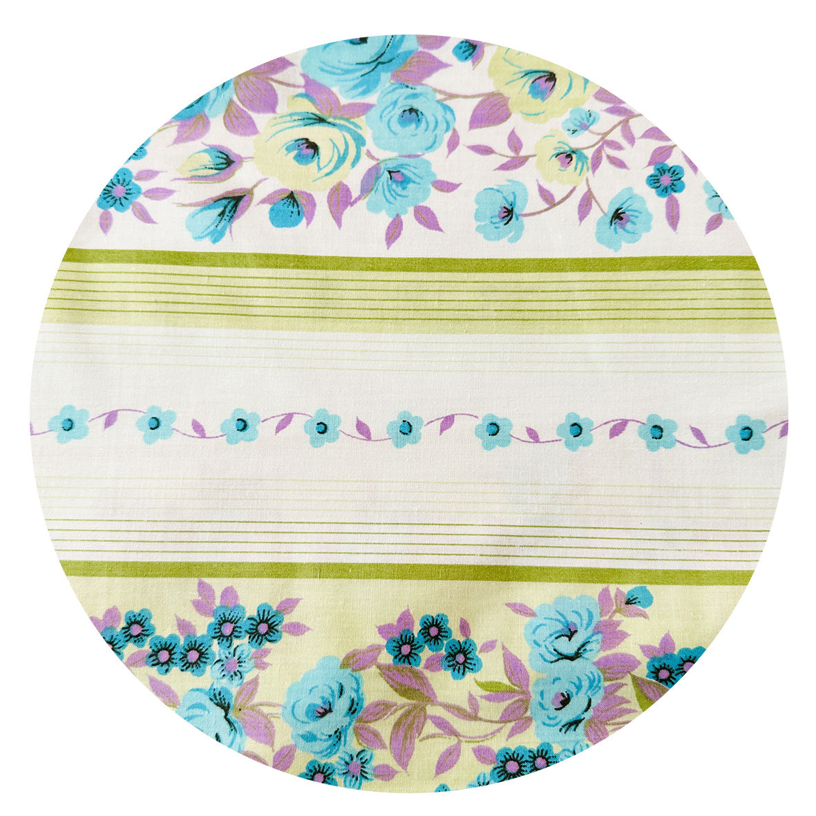 UNUSED Vintage Cotton Sheet Fabric