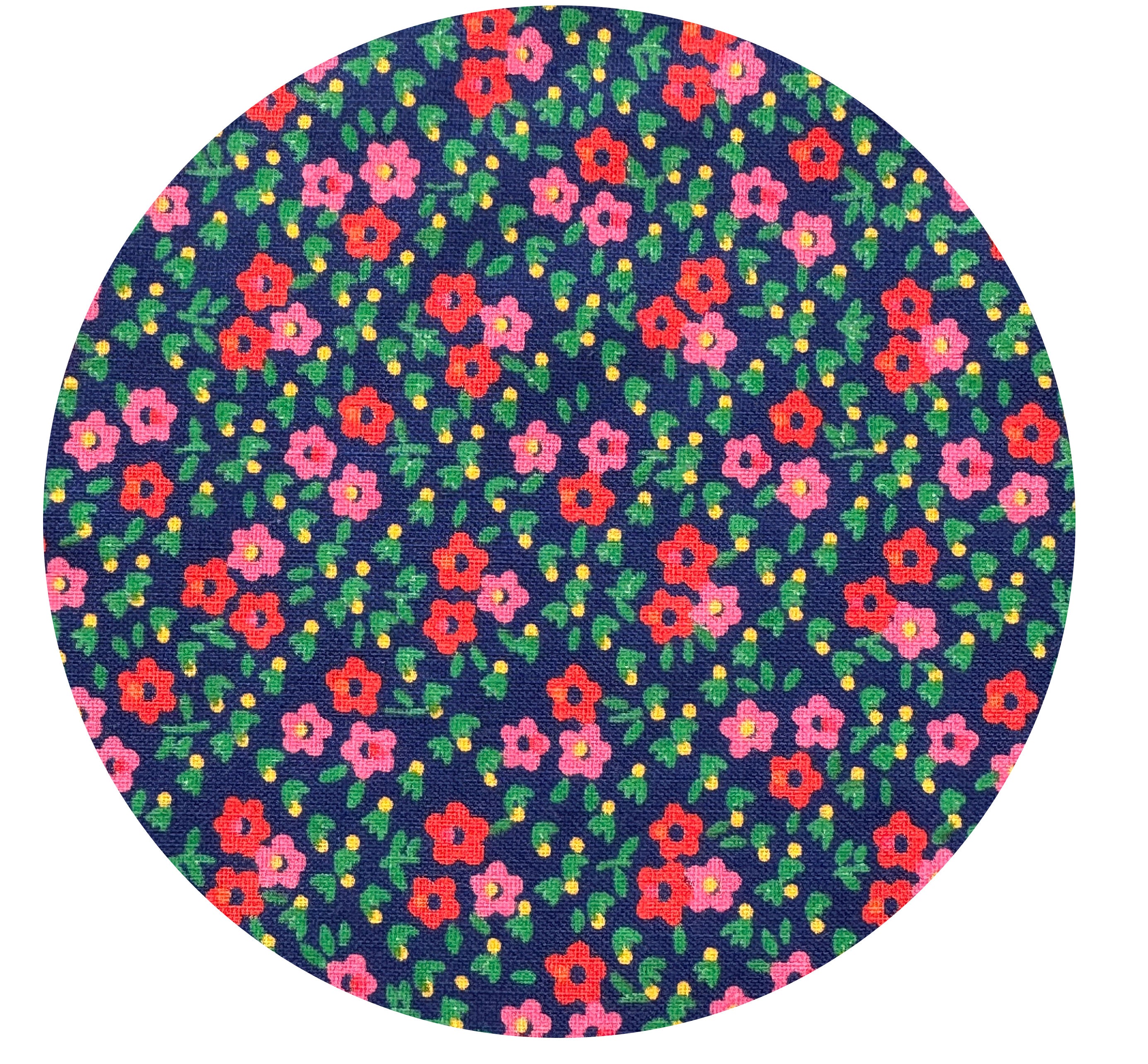 170cms Vintage COTTON Fabric Floral