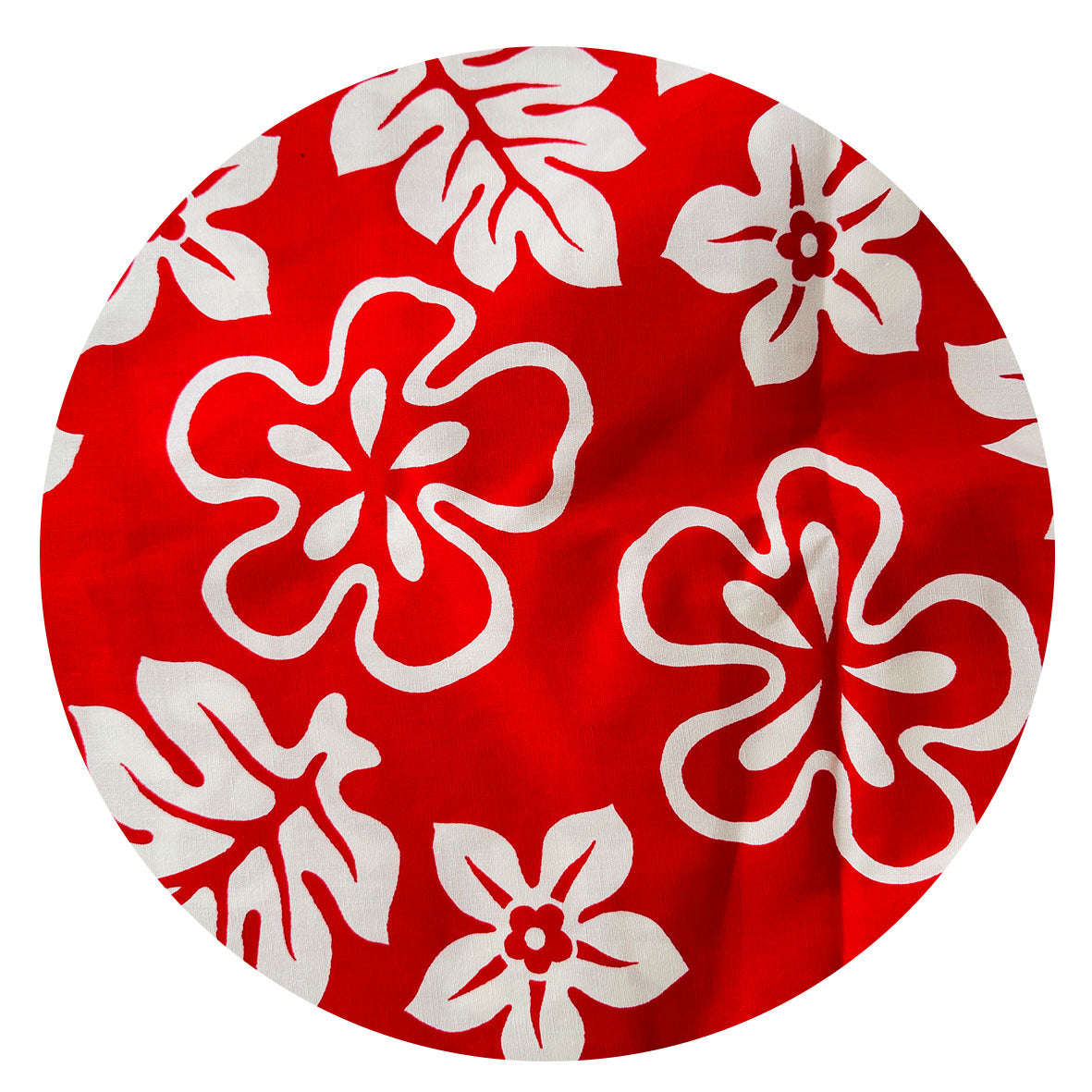 225cms BOLD Red Floral Cotton FABRIC