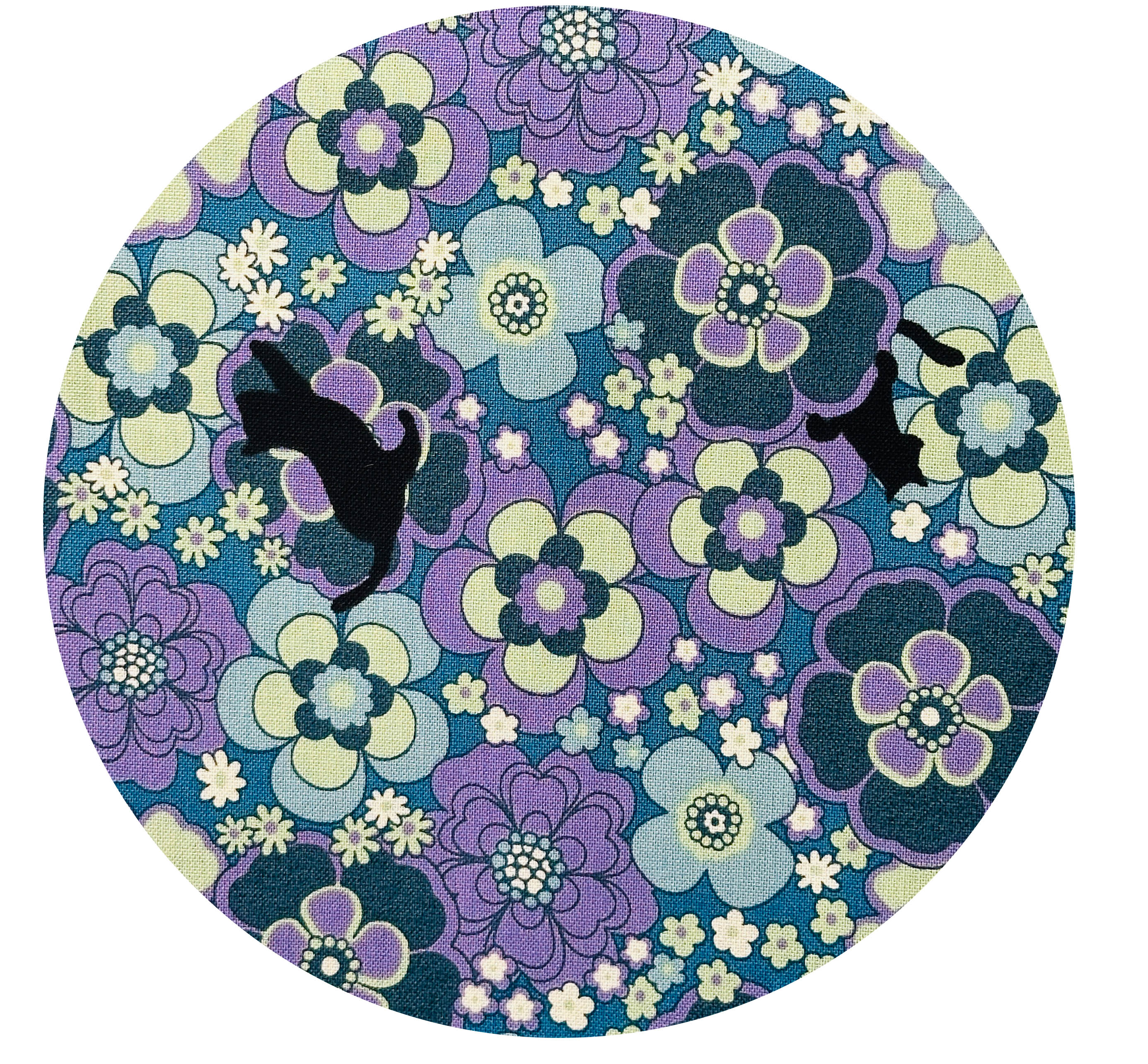 Sold by the Metre ~  PREMIUM Modern Floral Cotton Fabric JAPAN Imported