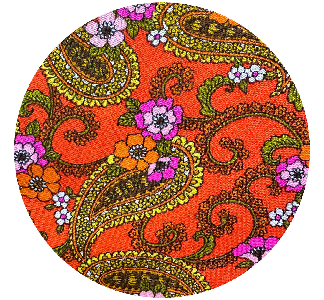 190cms Flower Power Heaven Vintage Fabric