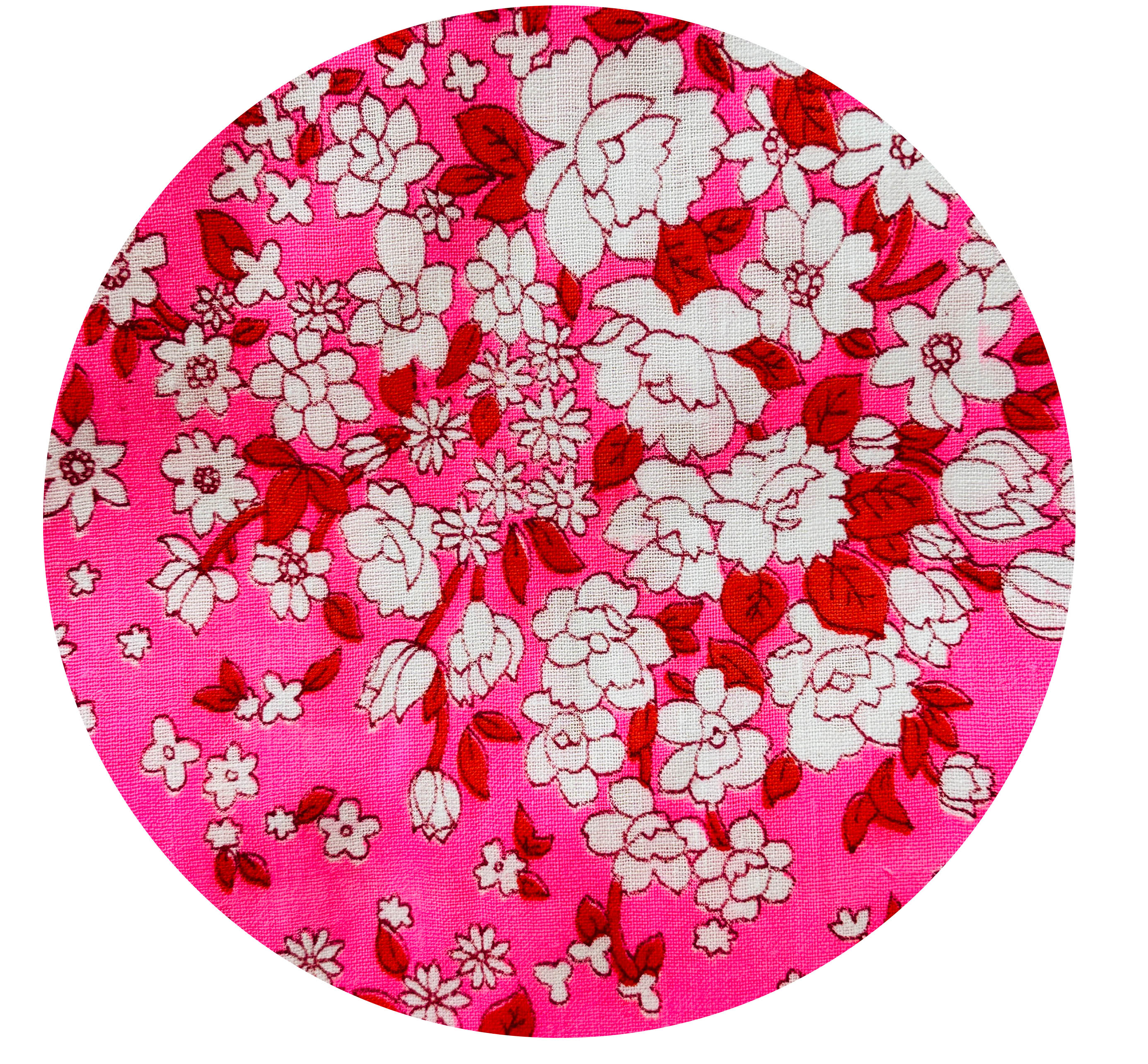 225cms Oh My Goodness ADORABLE Vintage Pink Floral Fabric
