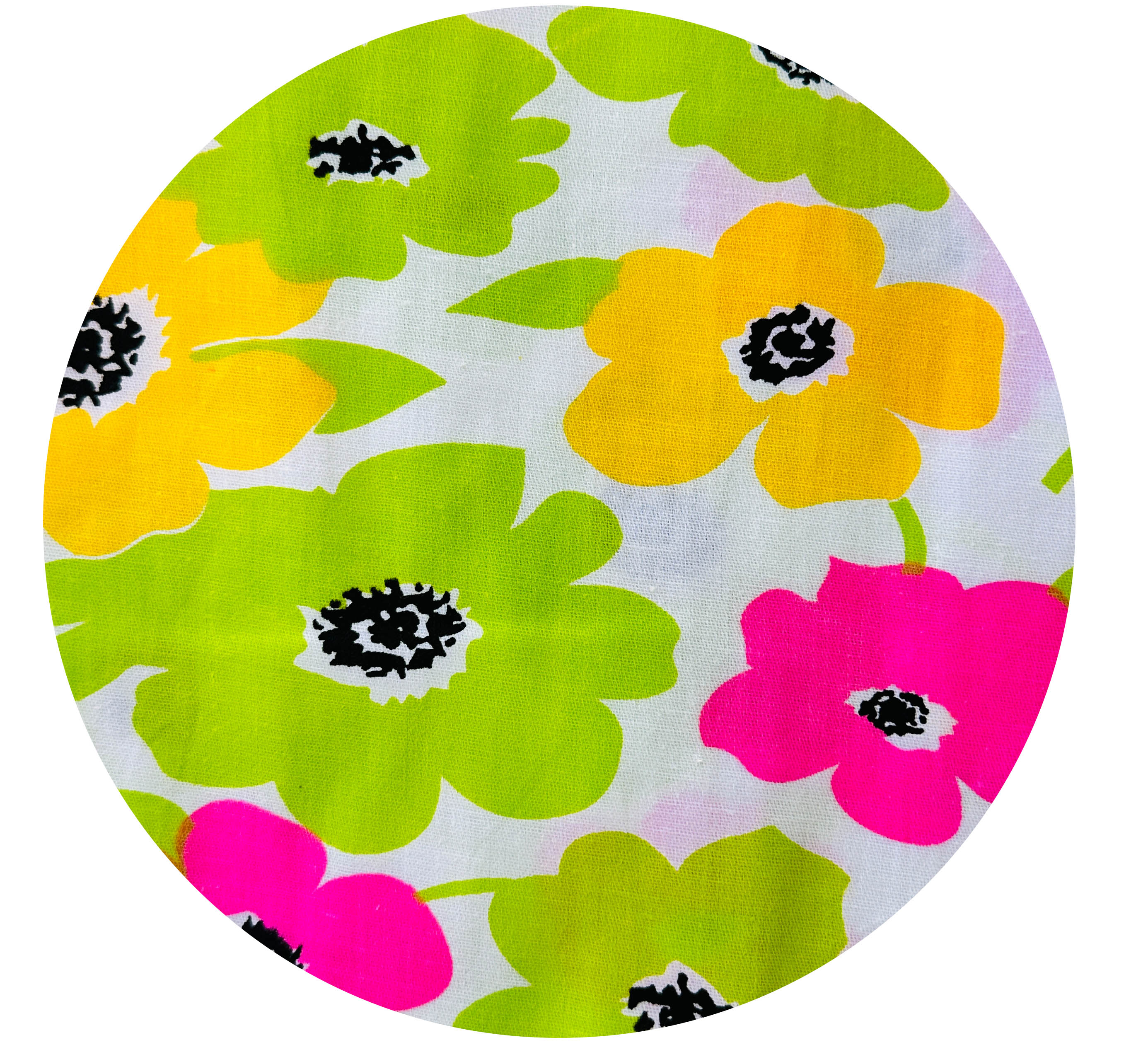 Sold by the Metre ~ Cotton Modern Fabric LARGE Floral