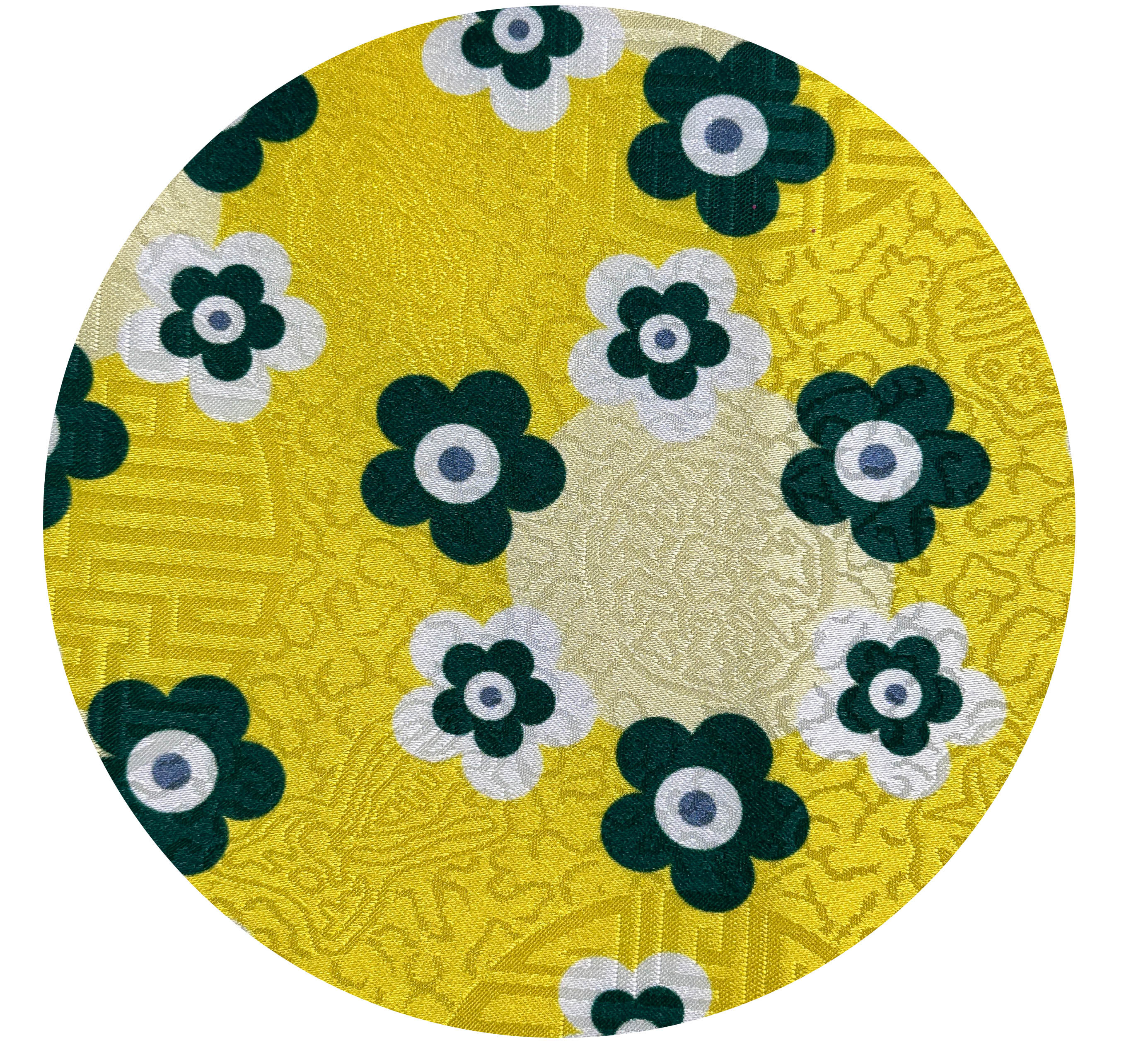 390cms Silk Floral Fabric Dress Making