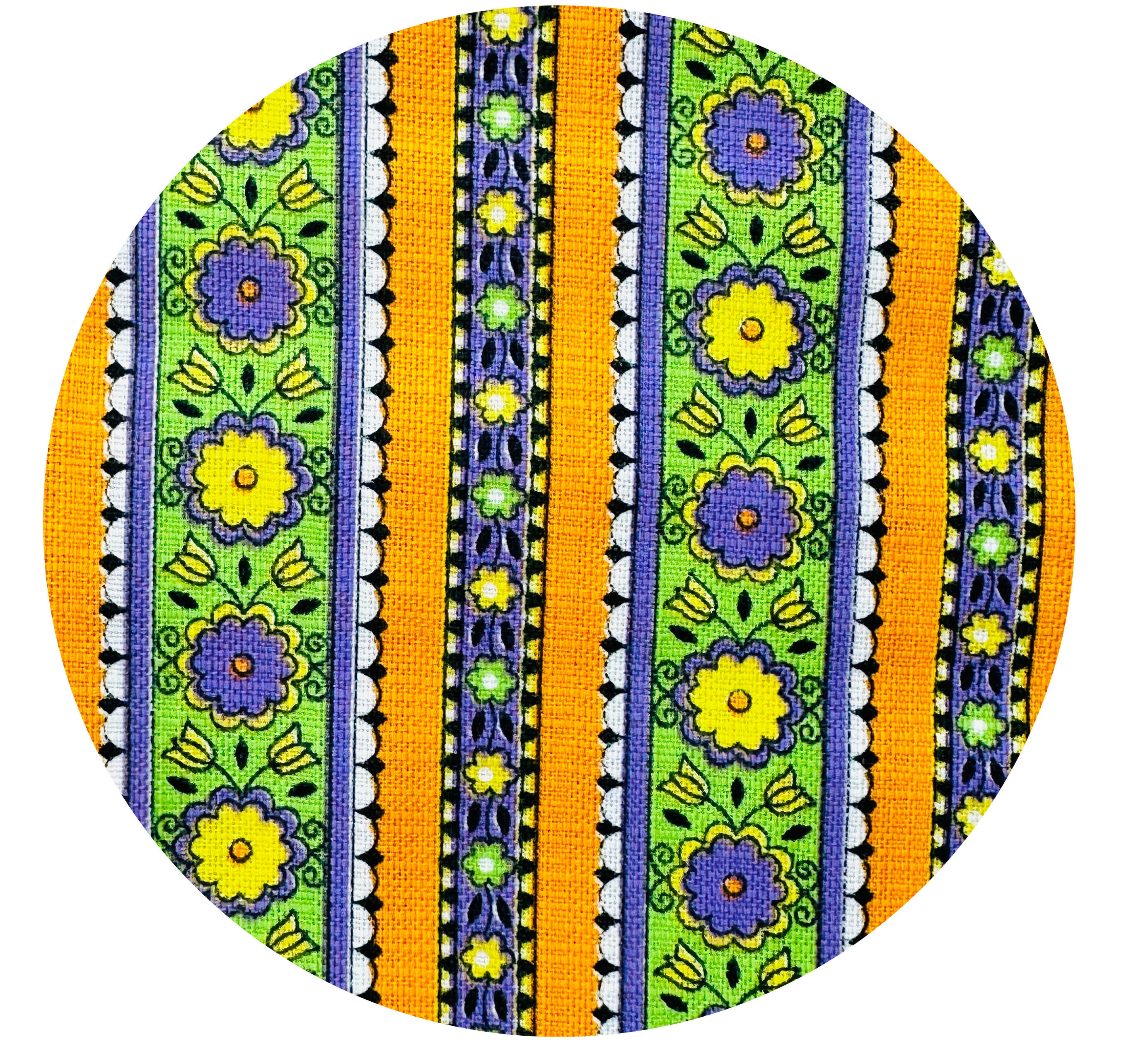 200cms STUNNING Vintage Cotton Fabric