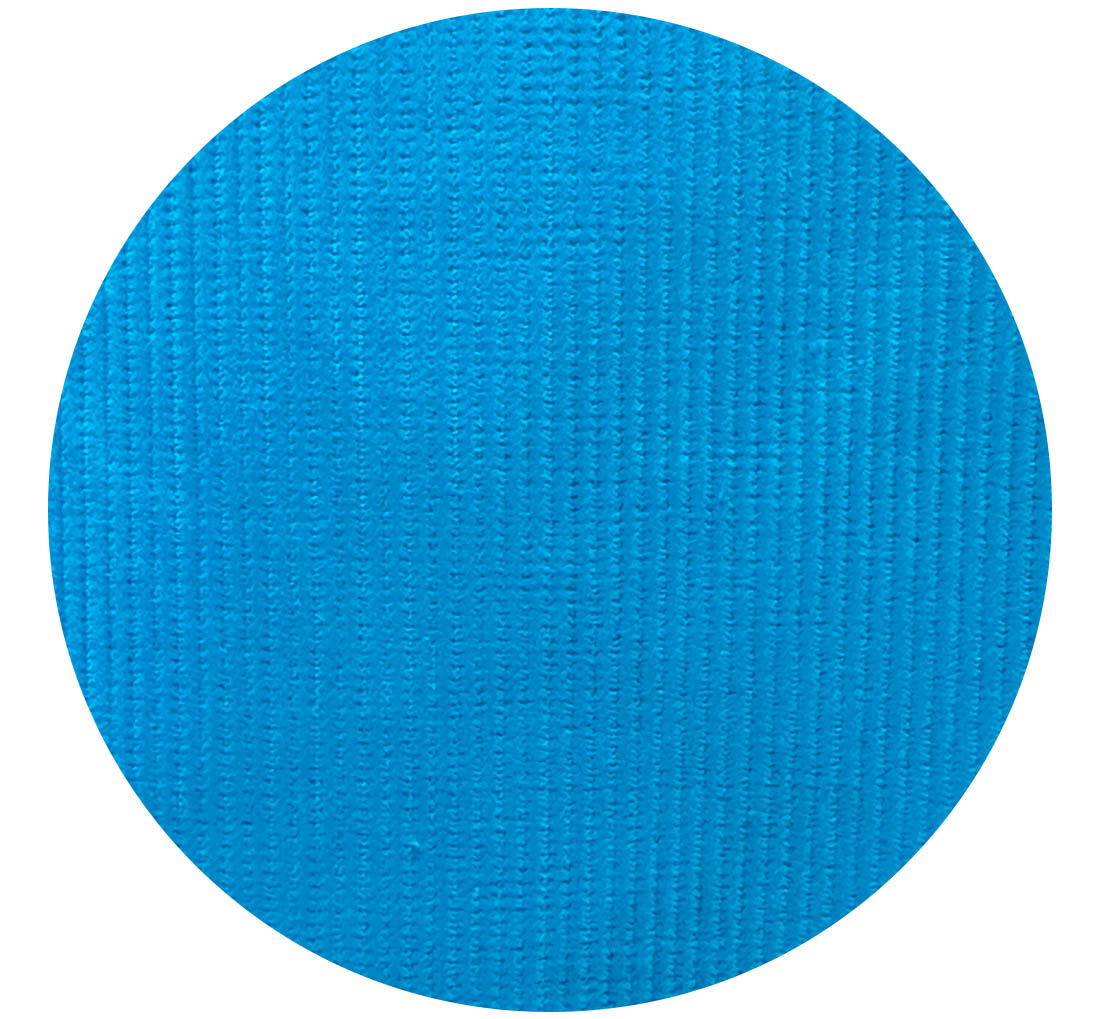180cms Bright Blue Cord Cotton Fabric
