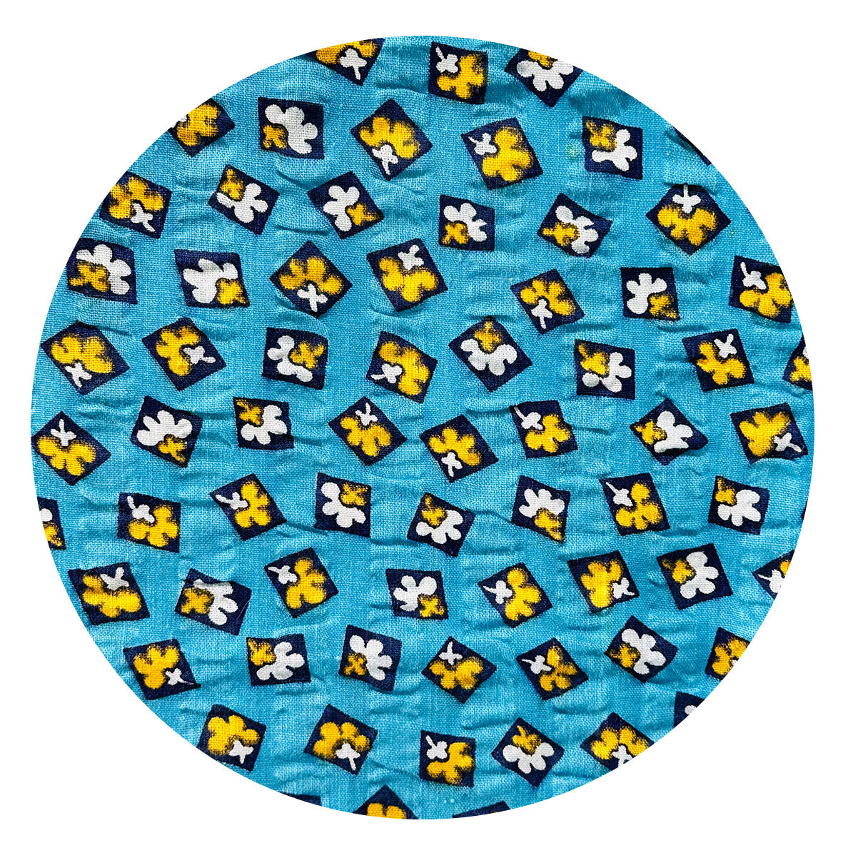 90cms Pretty Blue Floral Print