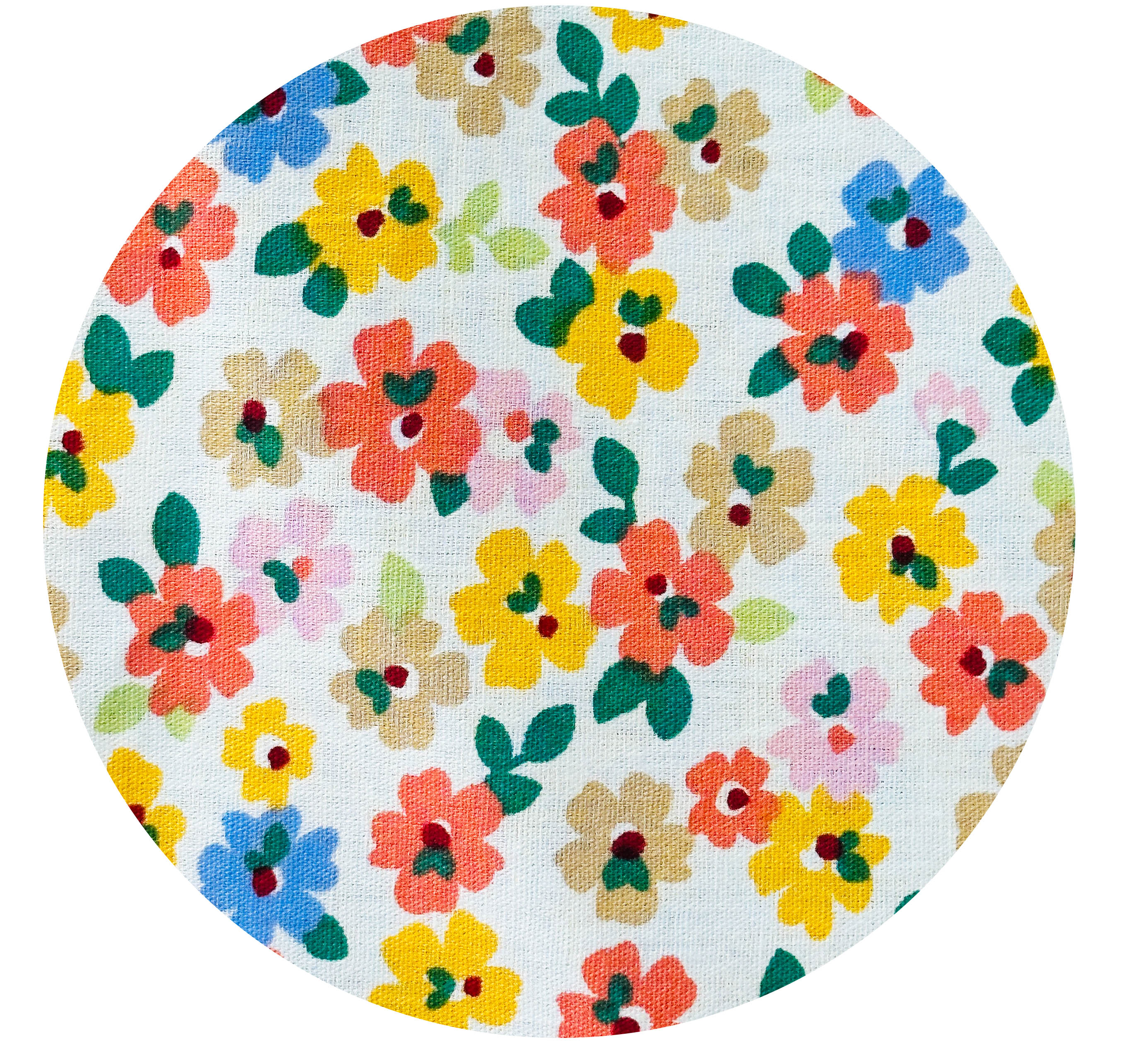 170cms Adorable Modern Floral Cotton Fabric Miniature Floral