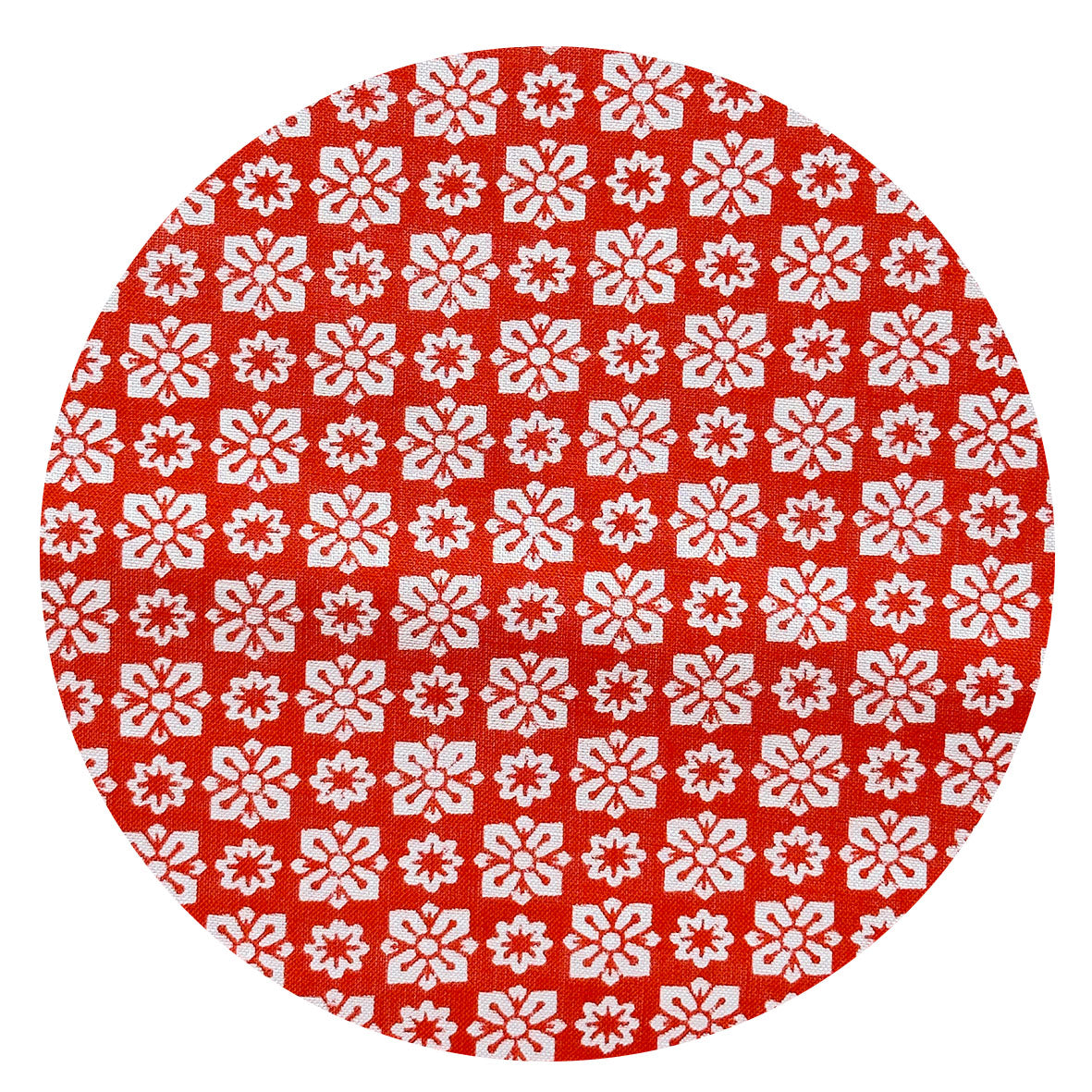 280cms Light Weight Vintage Cotton Fabric RED