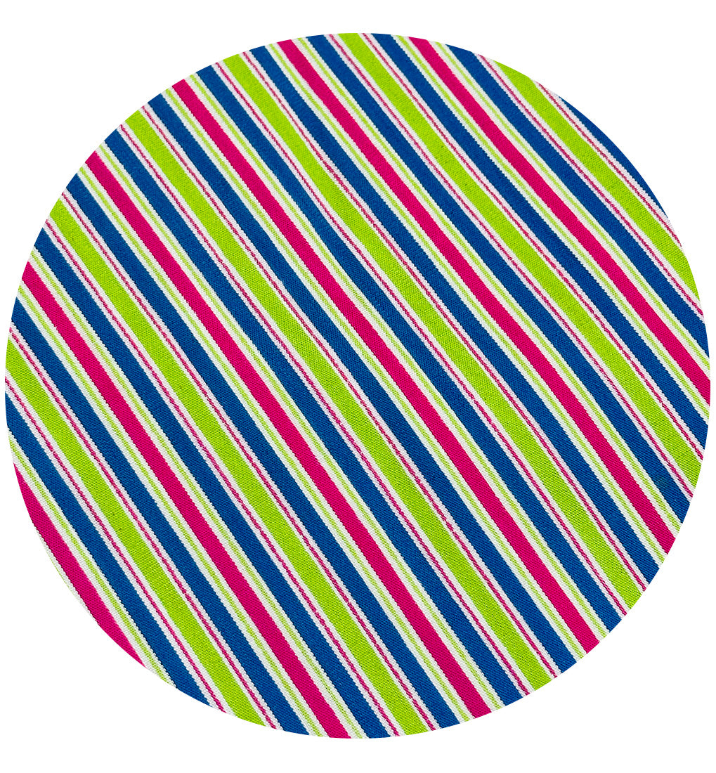 560cms Huge Lot of Vintage Striped Fabric