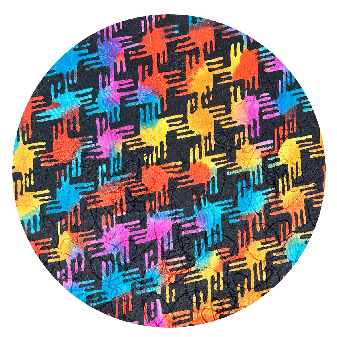 245cms BEAUTIFUL Cezzanne Bright Abstract Fabric