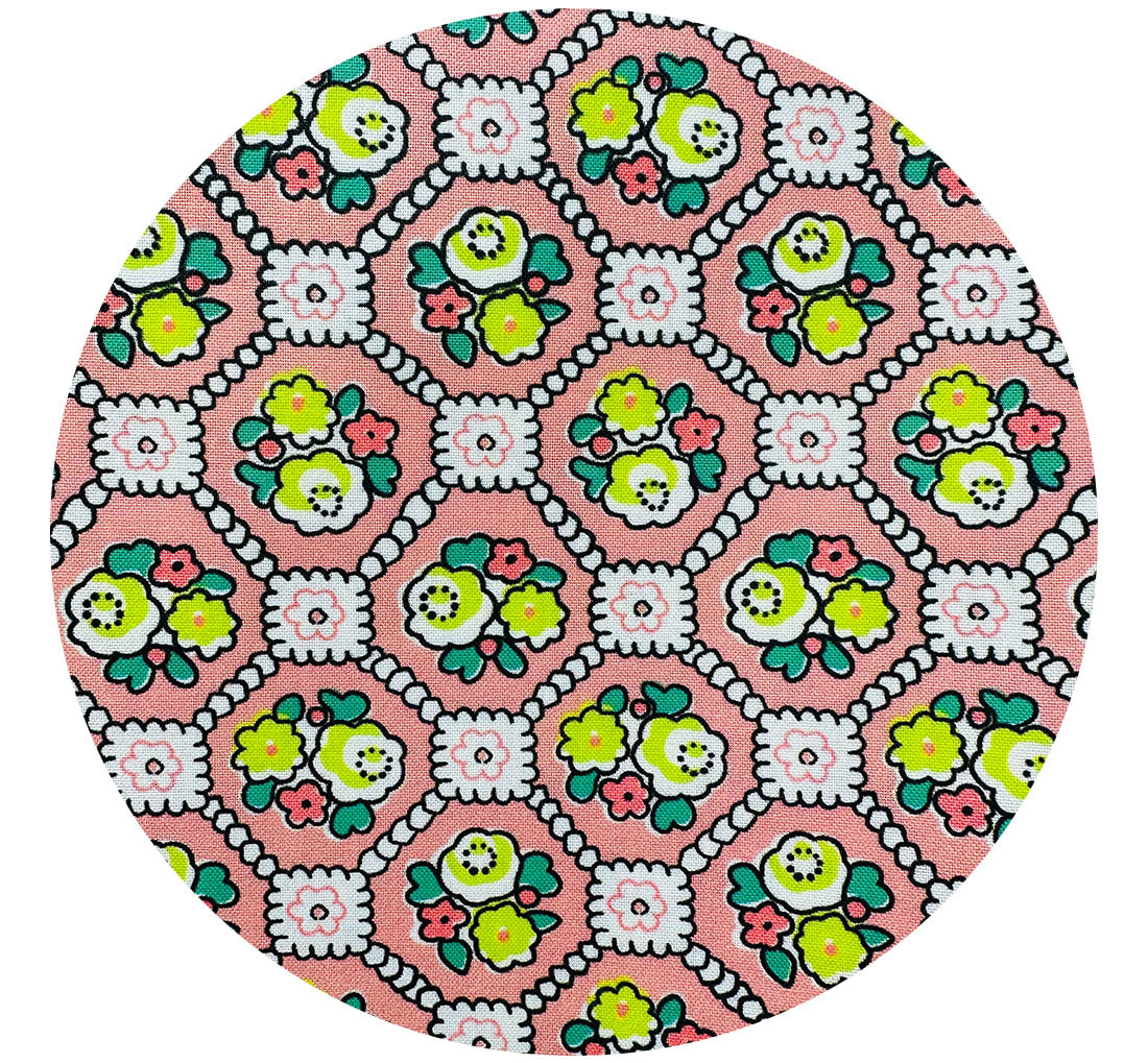 QUILTING All Cotton Pretty Pinks Fabric Feed Sack