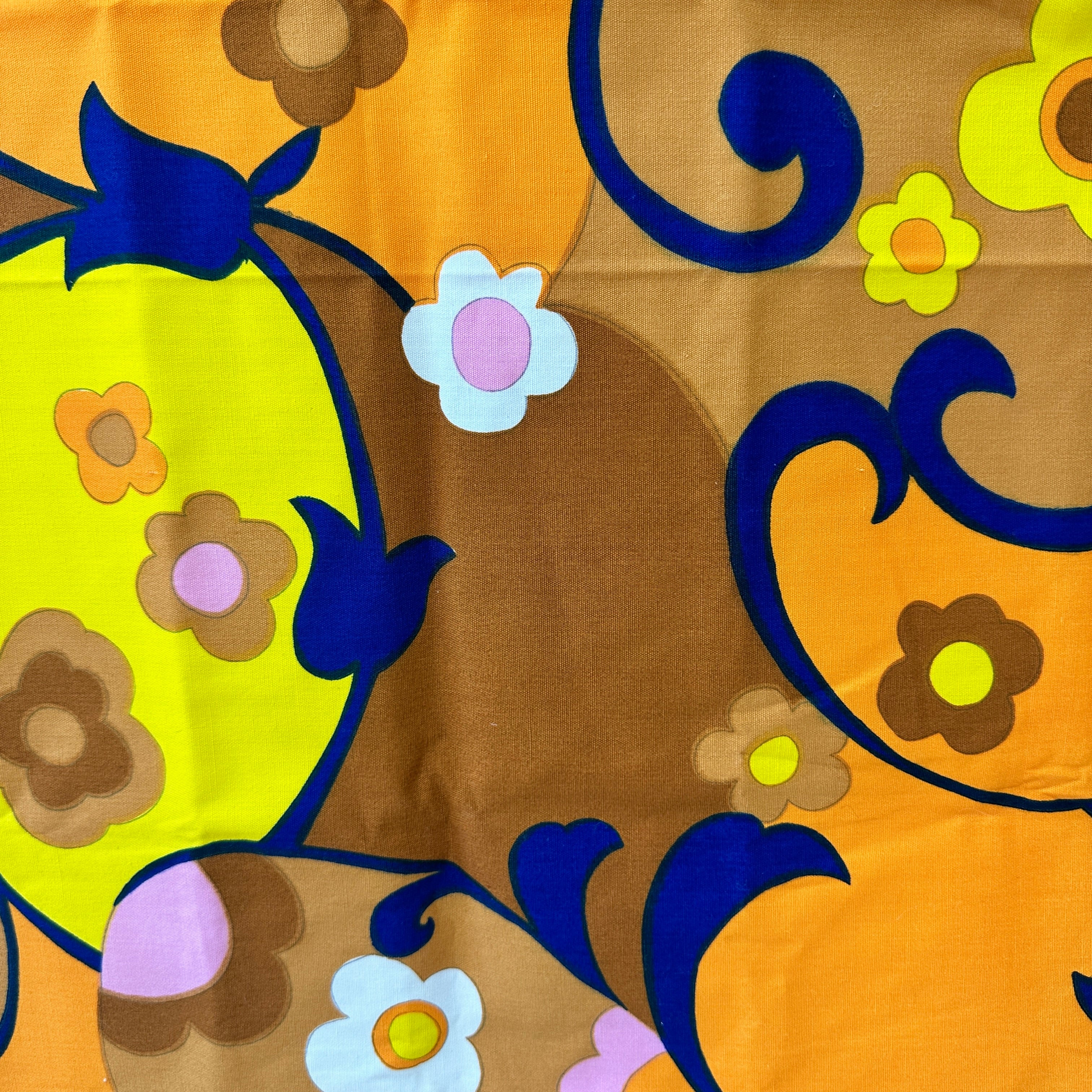 80cms MODERN Fabric Panel Retro Vibe Remnant