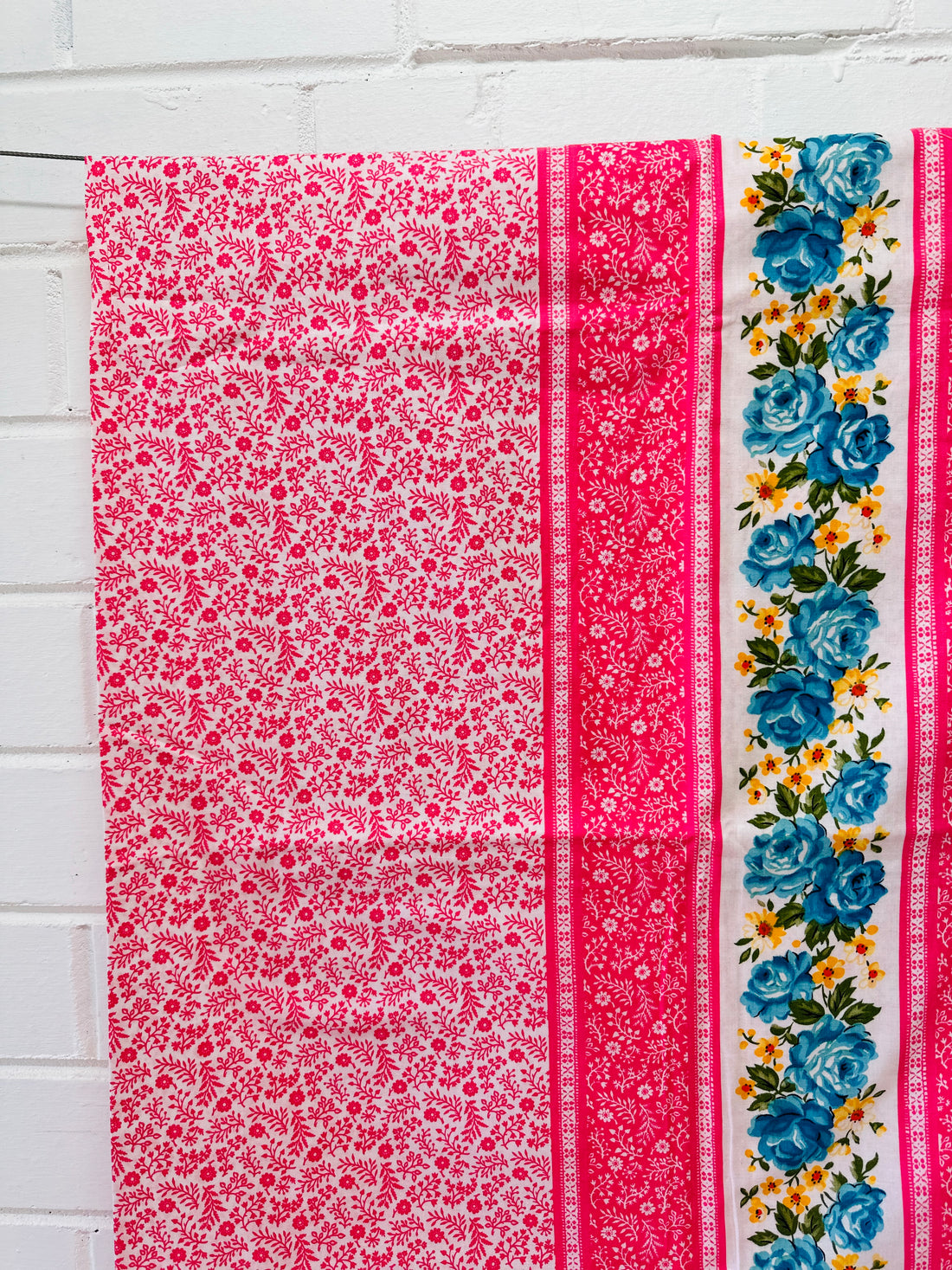 190cms Vintage PINKS Florals Cotton