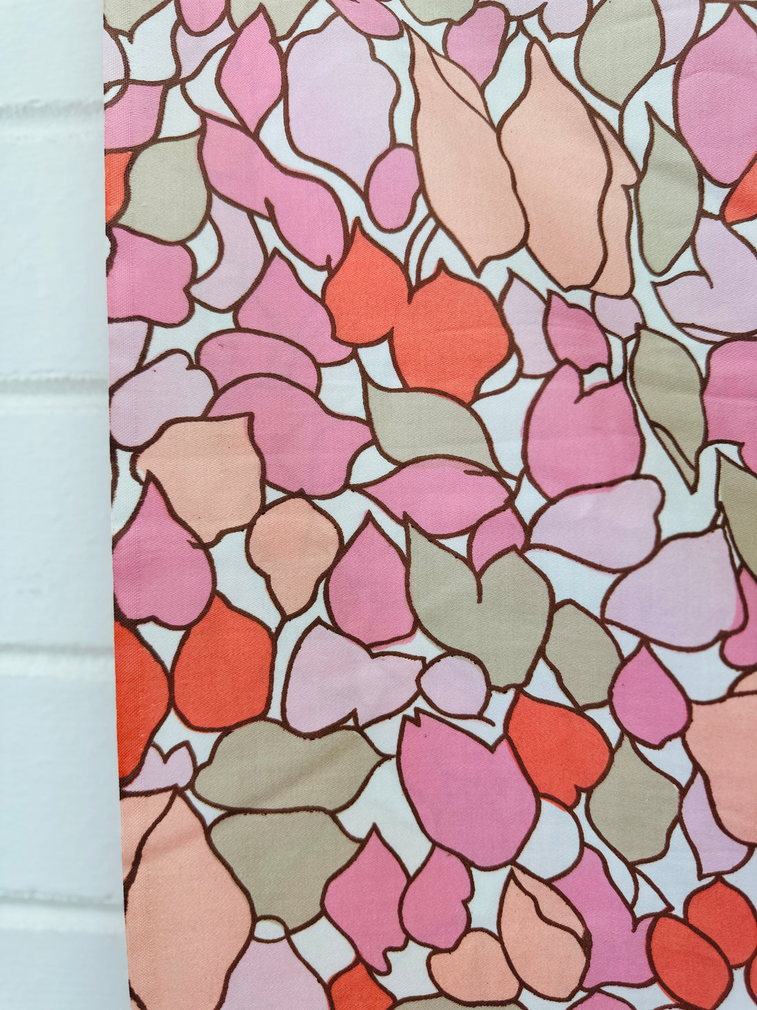 200cms Pretty Pink Vintage Fabric