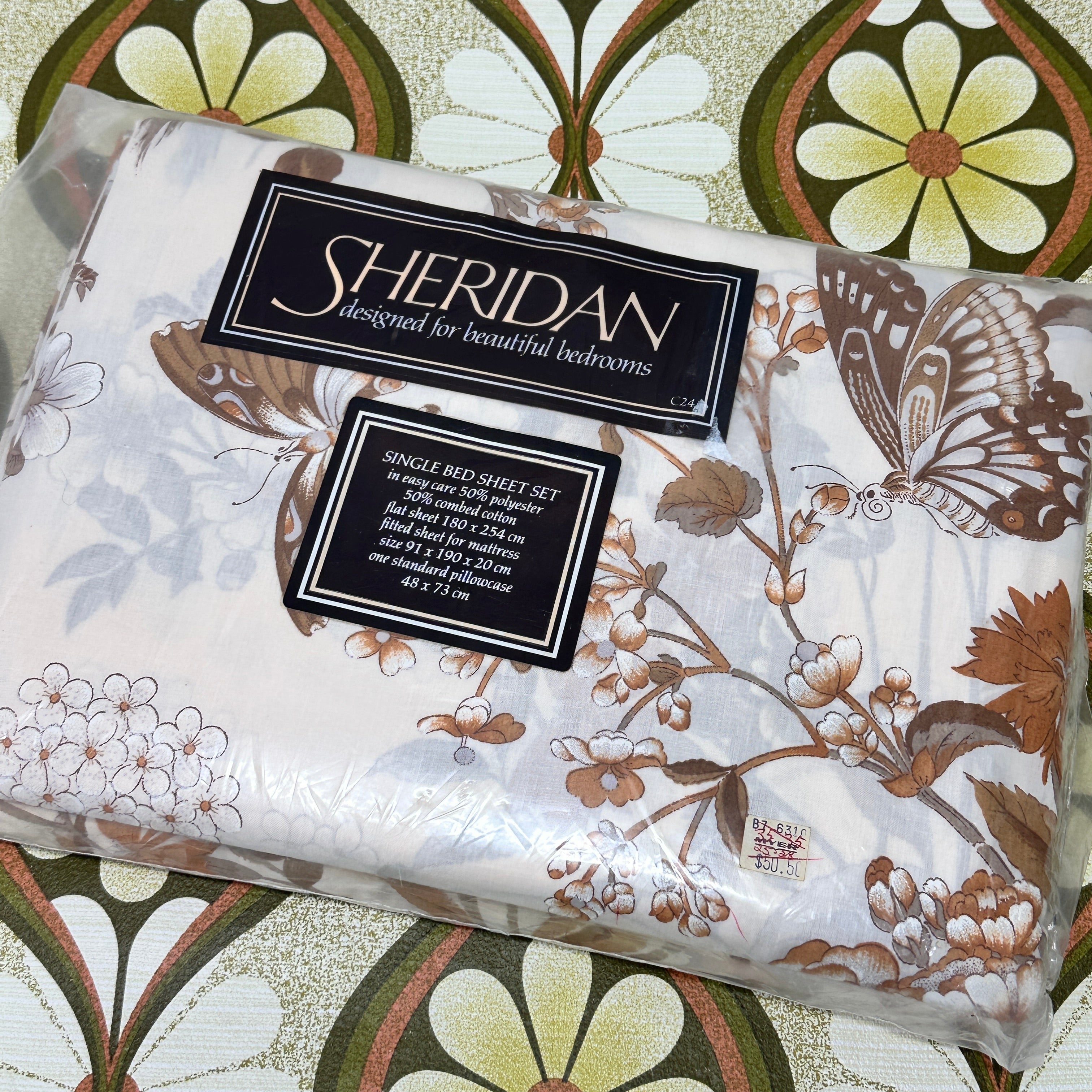 SHERIDAN Vintage Retro Sheet Set