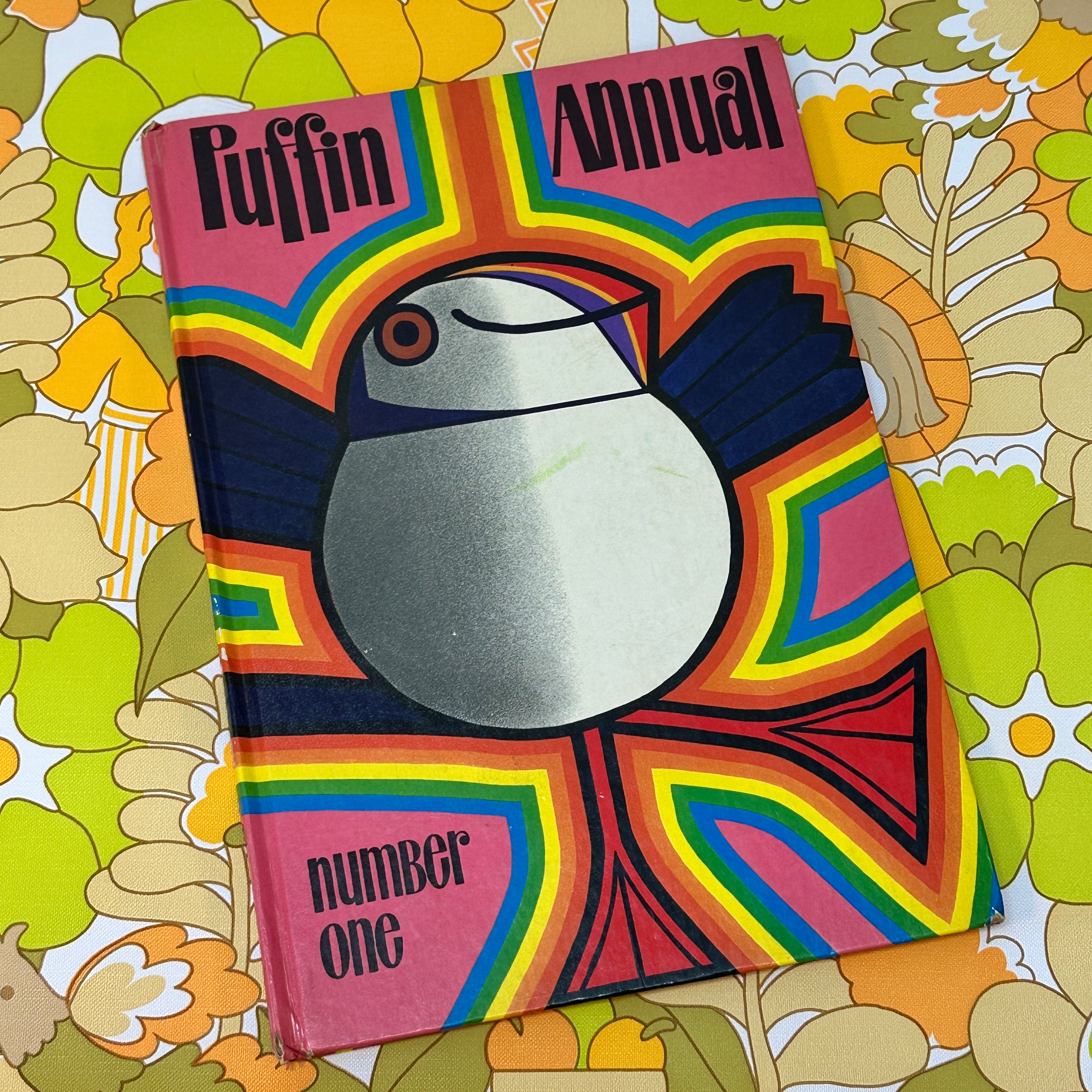 Puffin Annual Vintage Book Wonderful Illustrations