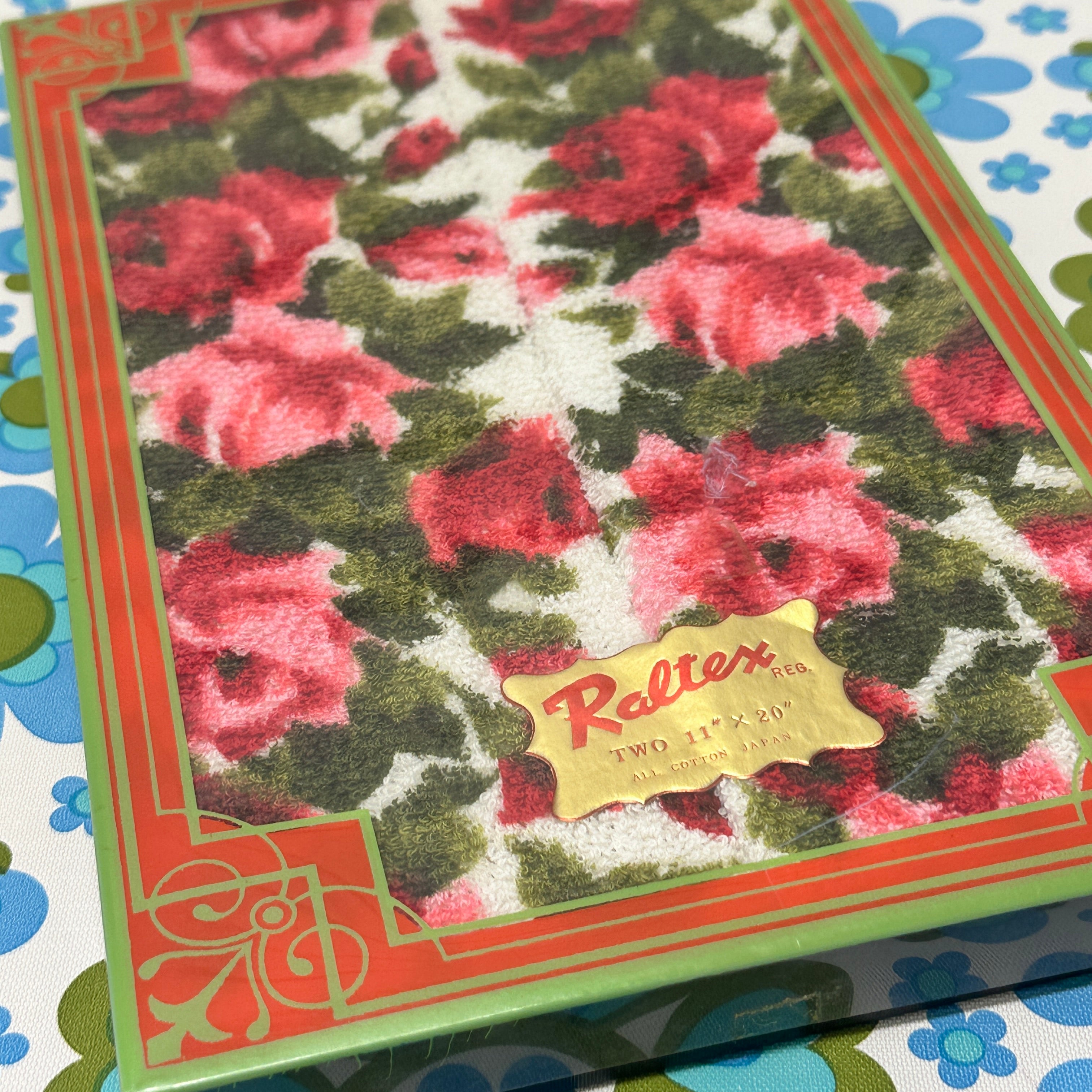 All Cotton Raltex Boxed Vintage Bathroom Towels