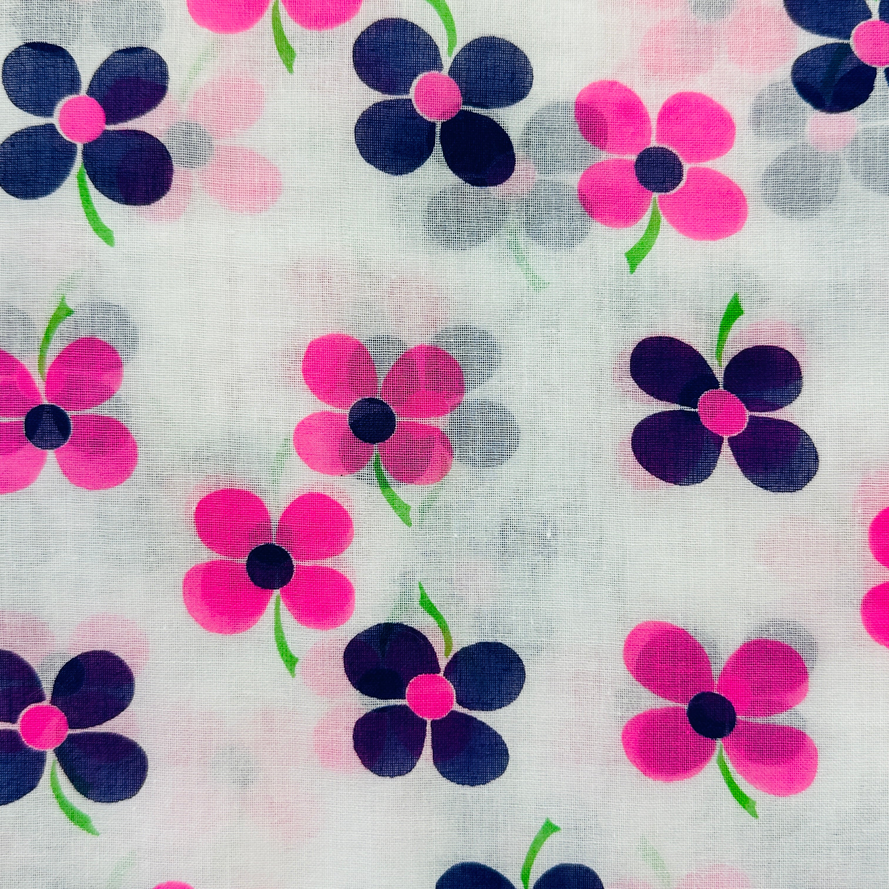 230cms Sweet Floral Cotton Fabric Light Weight Marchioness