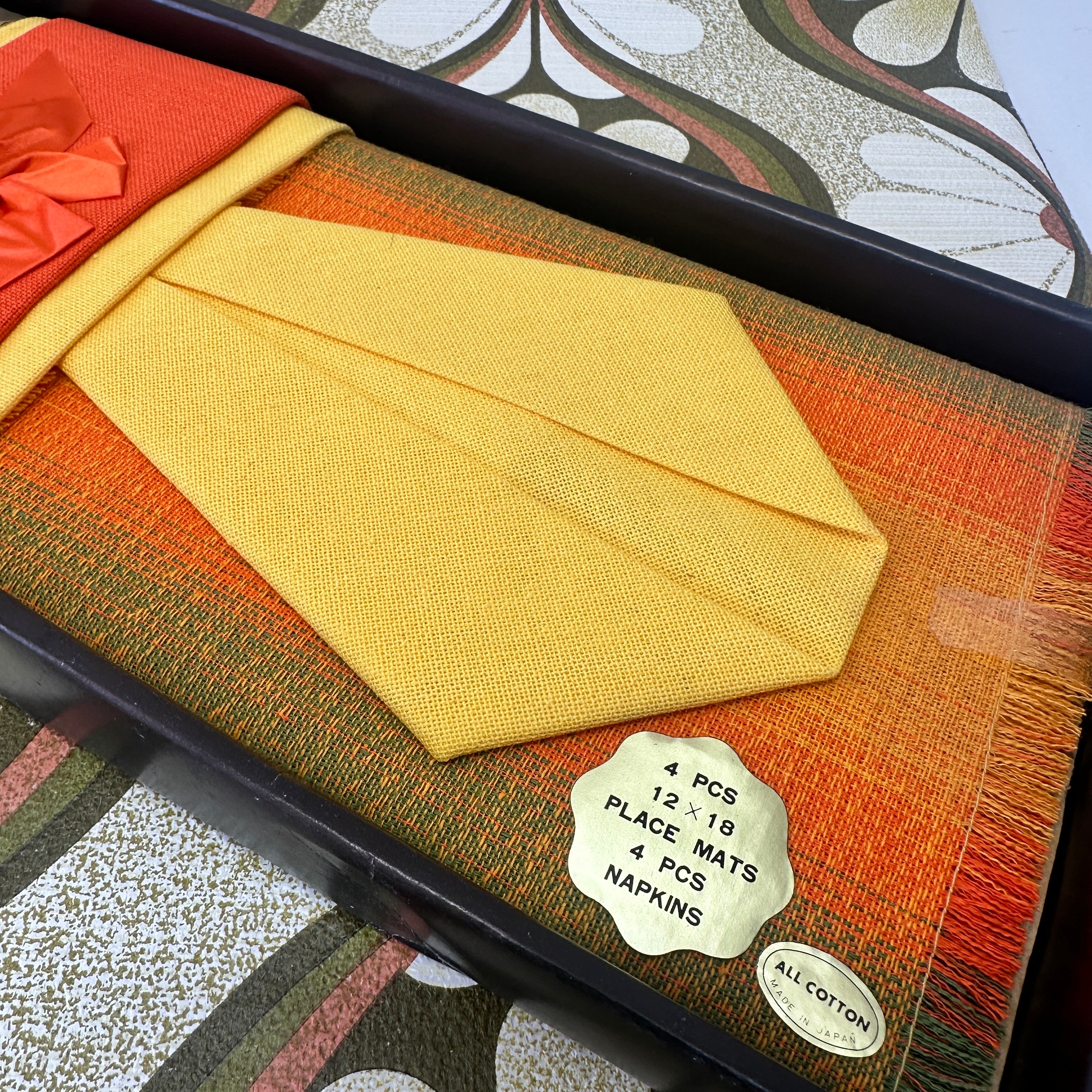 Retro Set Mitake Placemats BOXED 70's