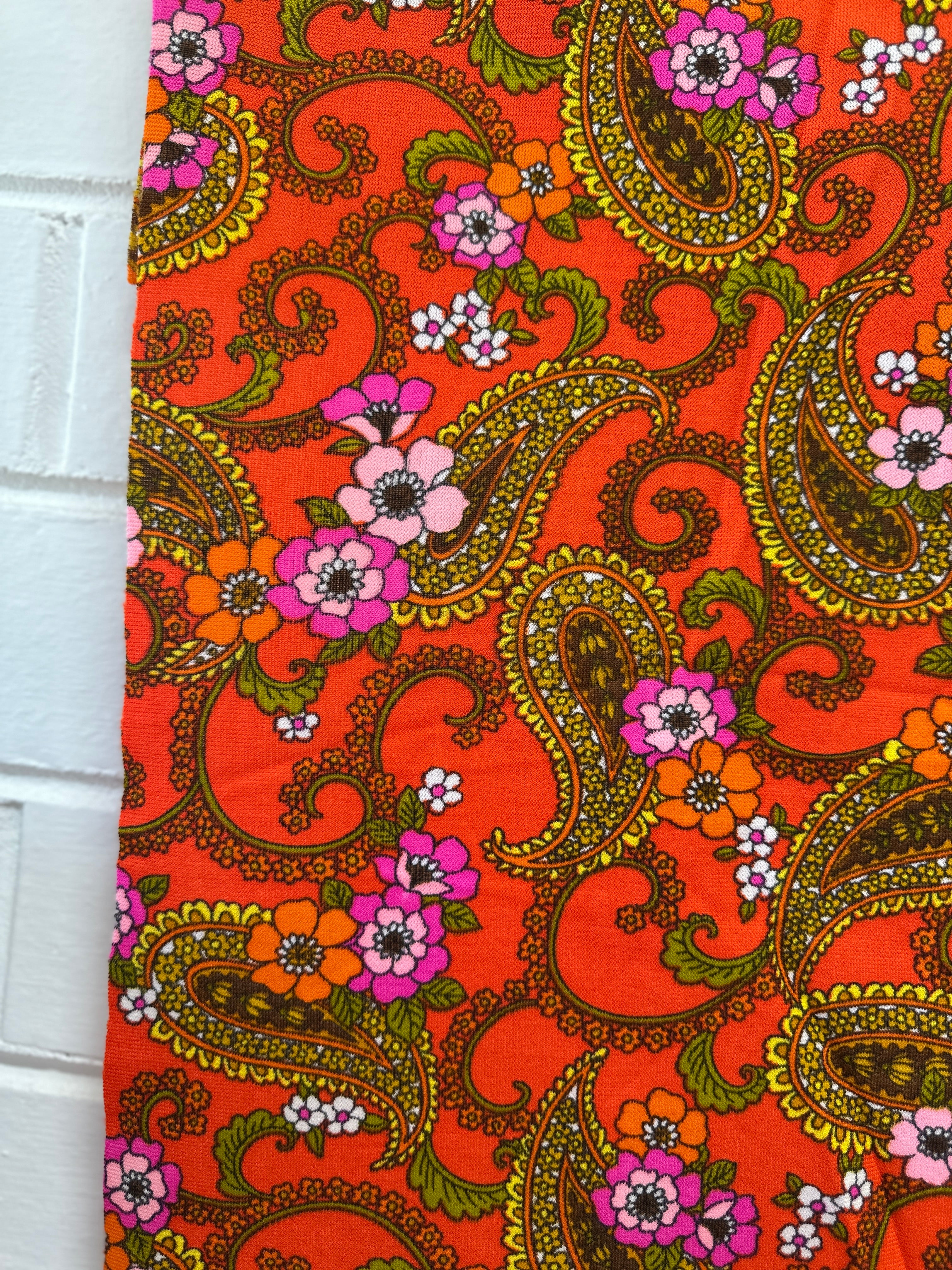 190cms Flower Power Heaven Vintage Fabric