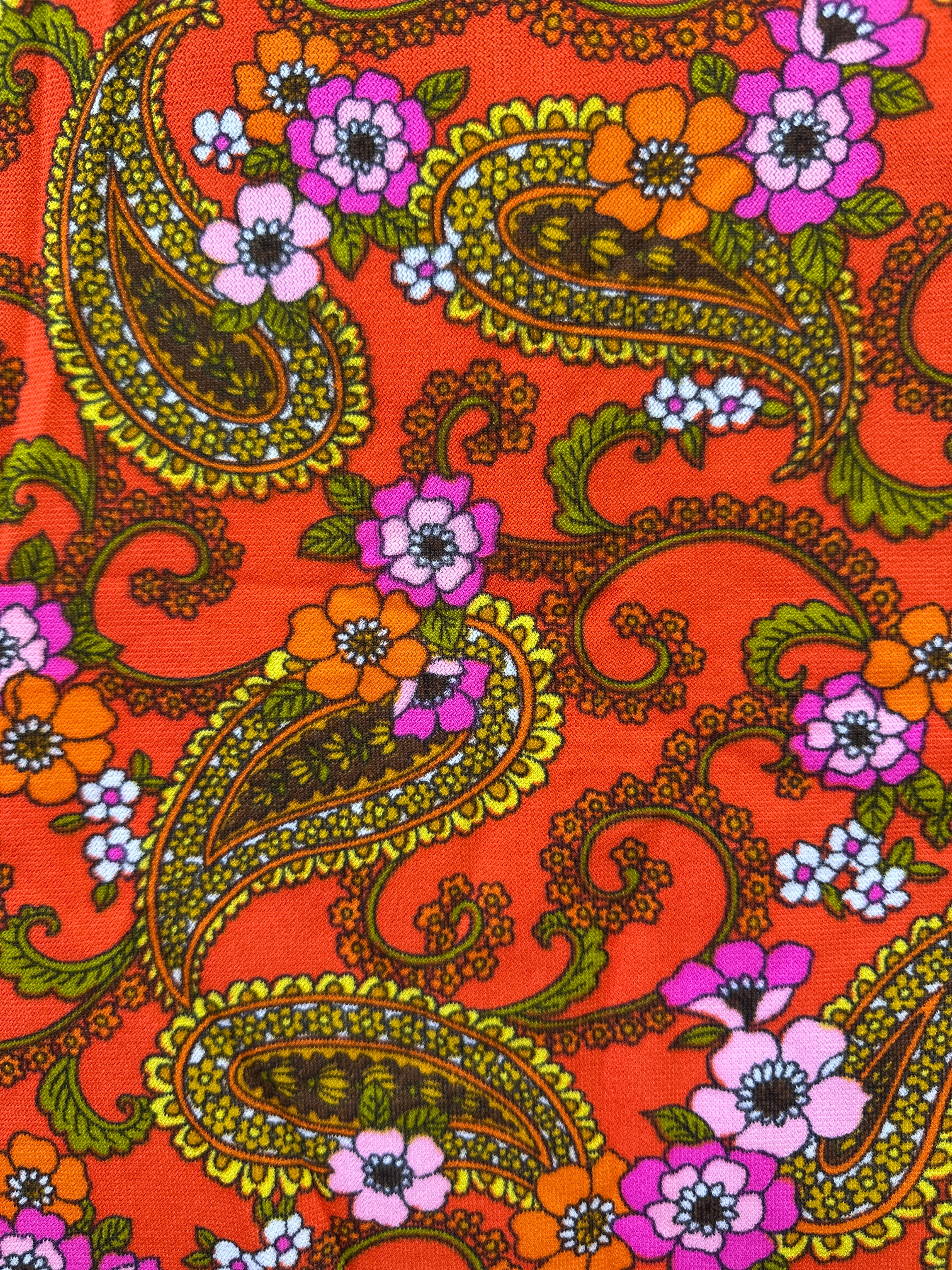 190cms Flower Power Heaven Vintage Fabric