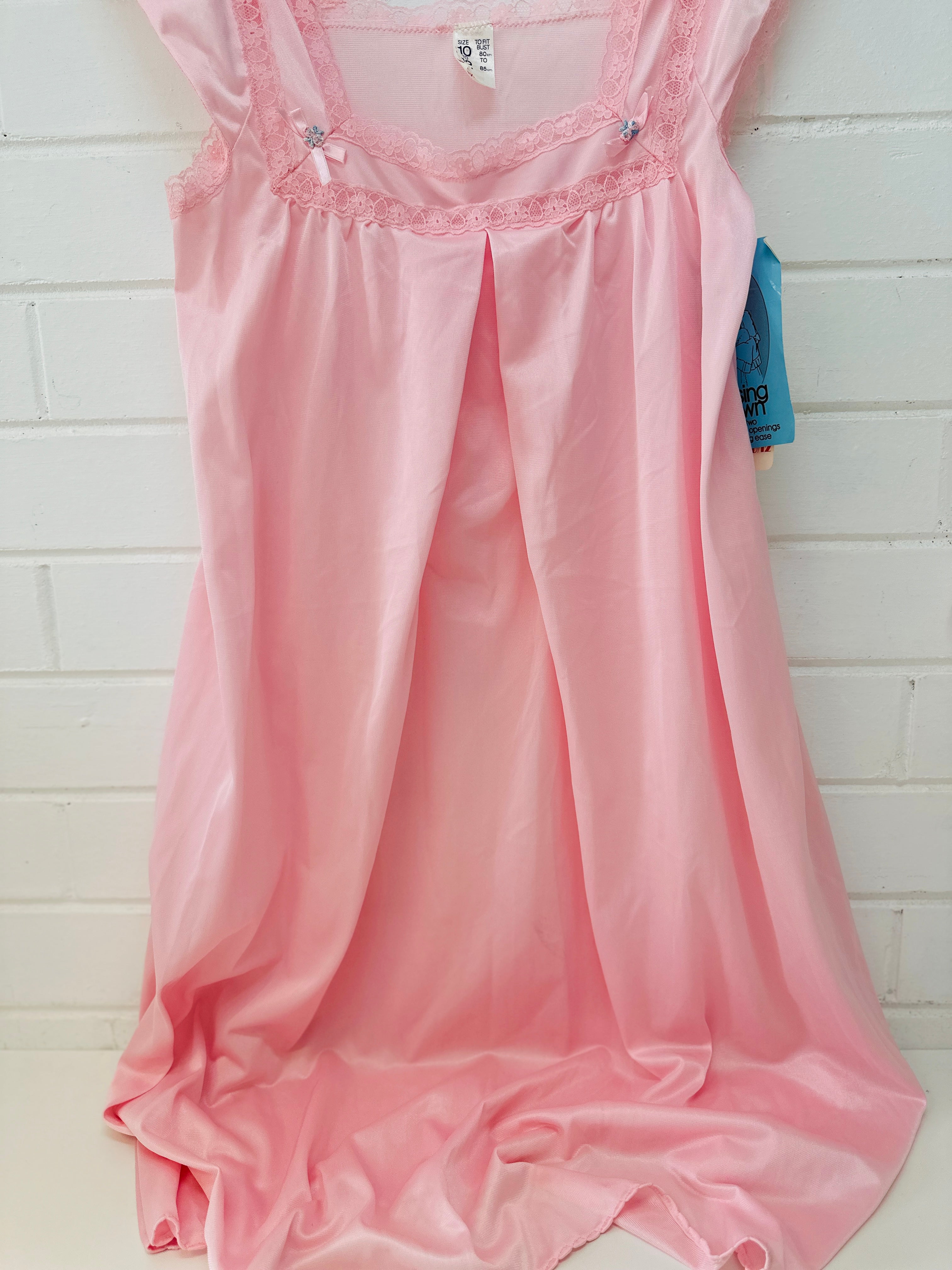 Retro Nursing Gown Nightie Breast Feeding