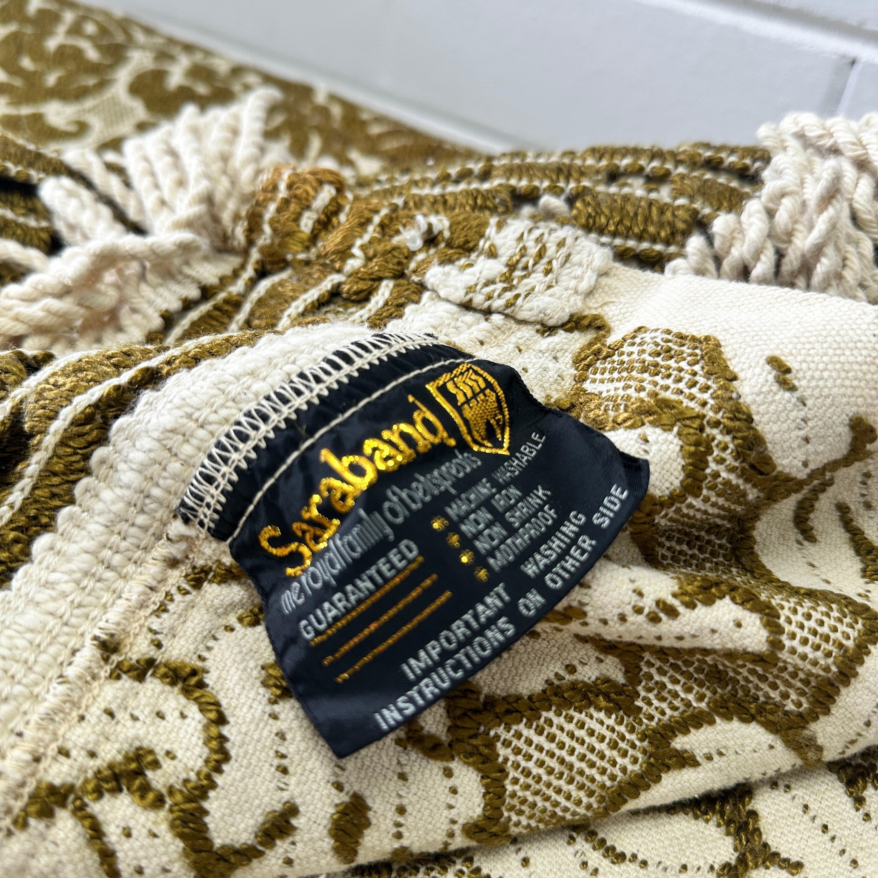 Stunning Vintage Blanket Bedspread UNUSED Stickers