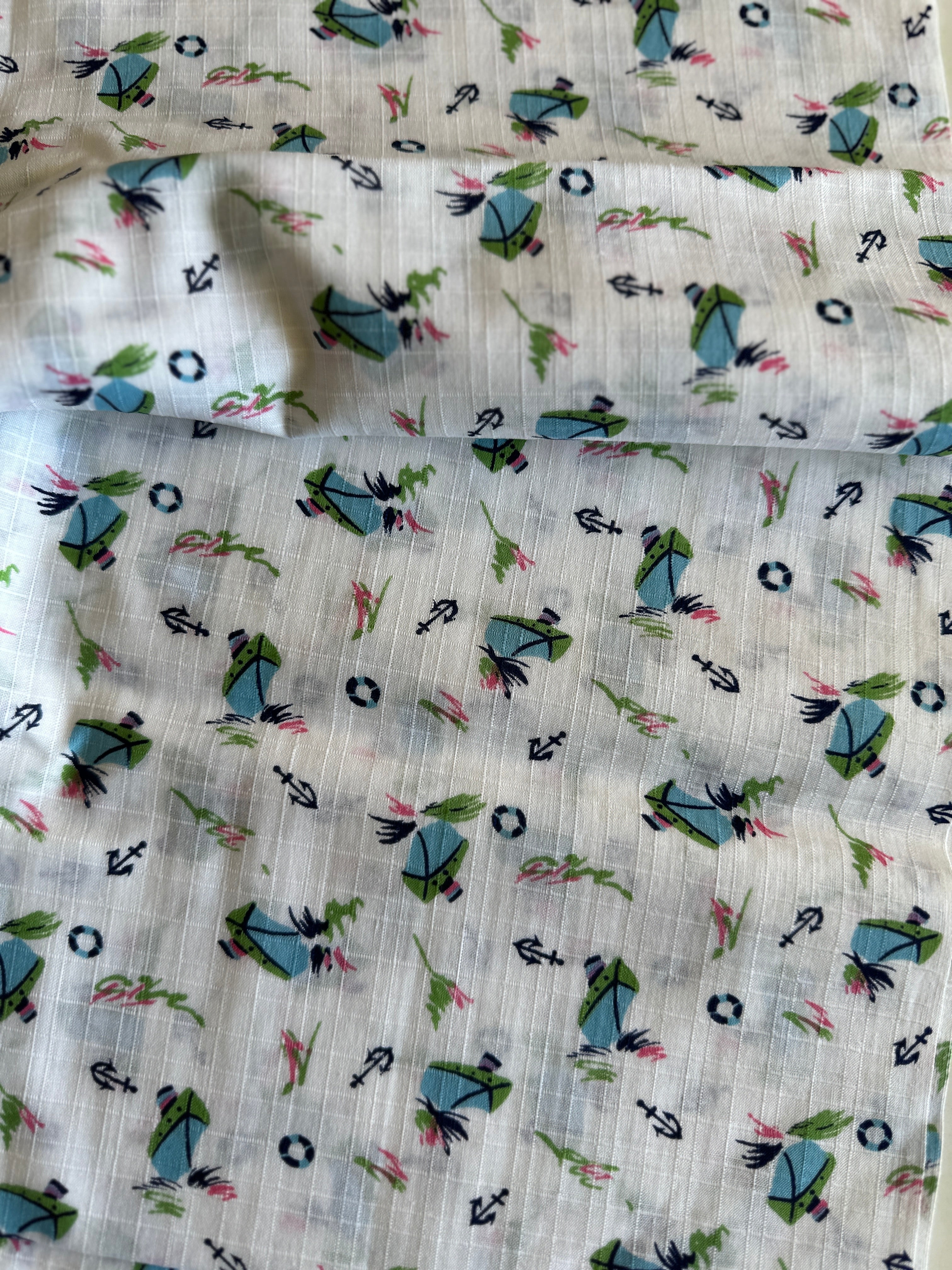 200cms Kids Vintage Cotton Fabric Novelty