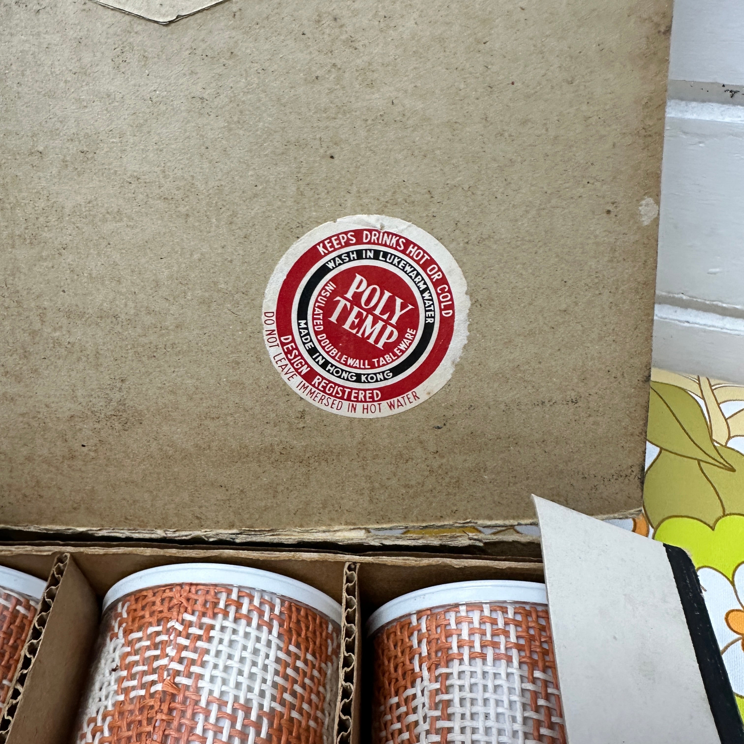 LOVE Double Insulated Boxed Tumblers Cups VINTAGE Unused