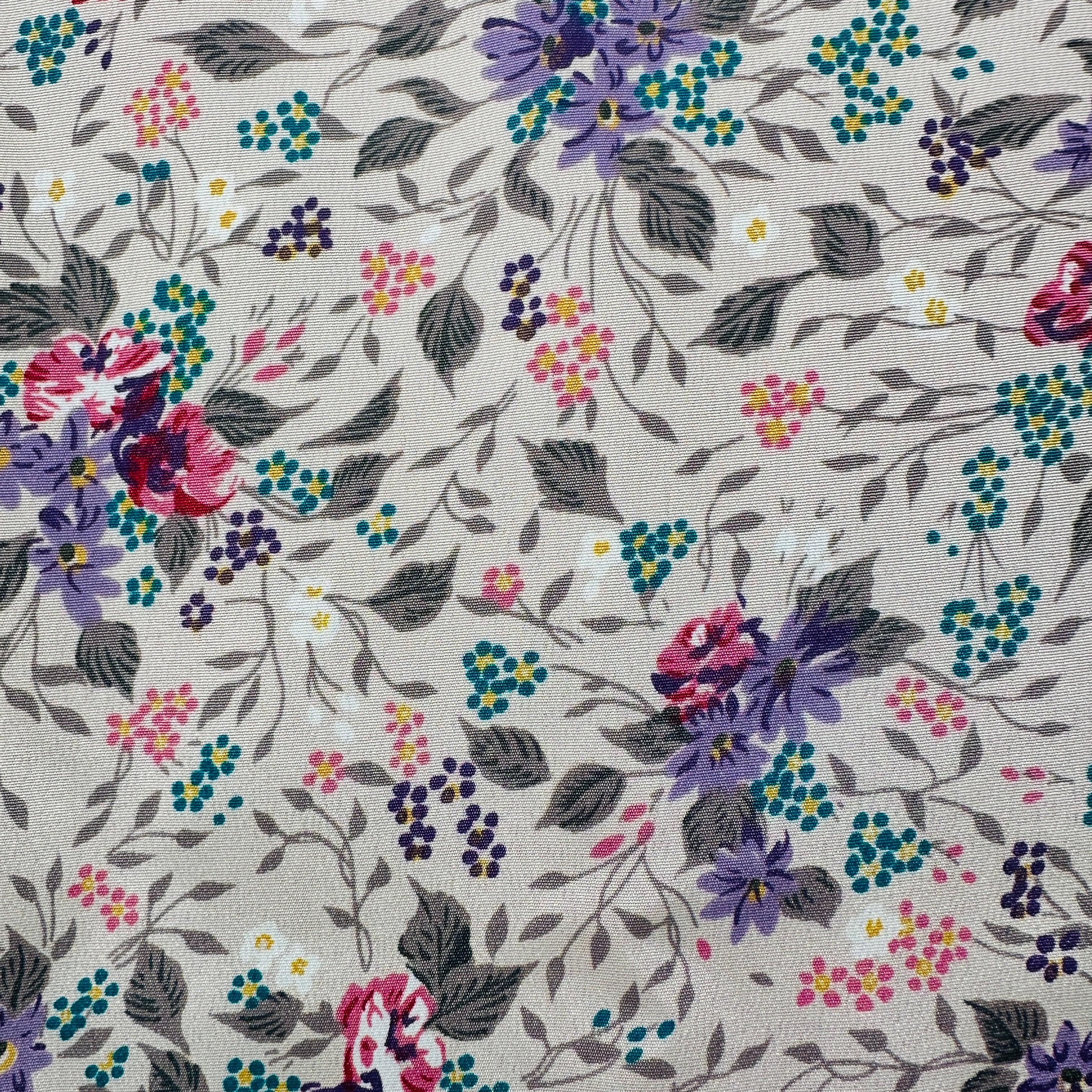380cms Cute Silky Fabric FLORAL