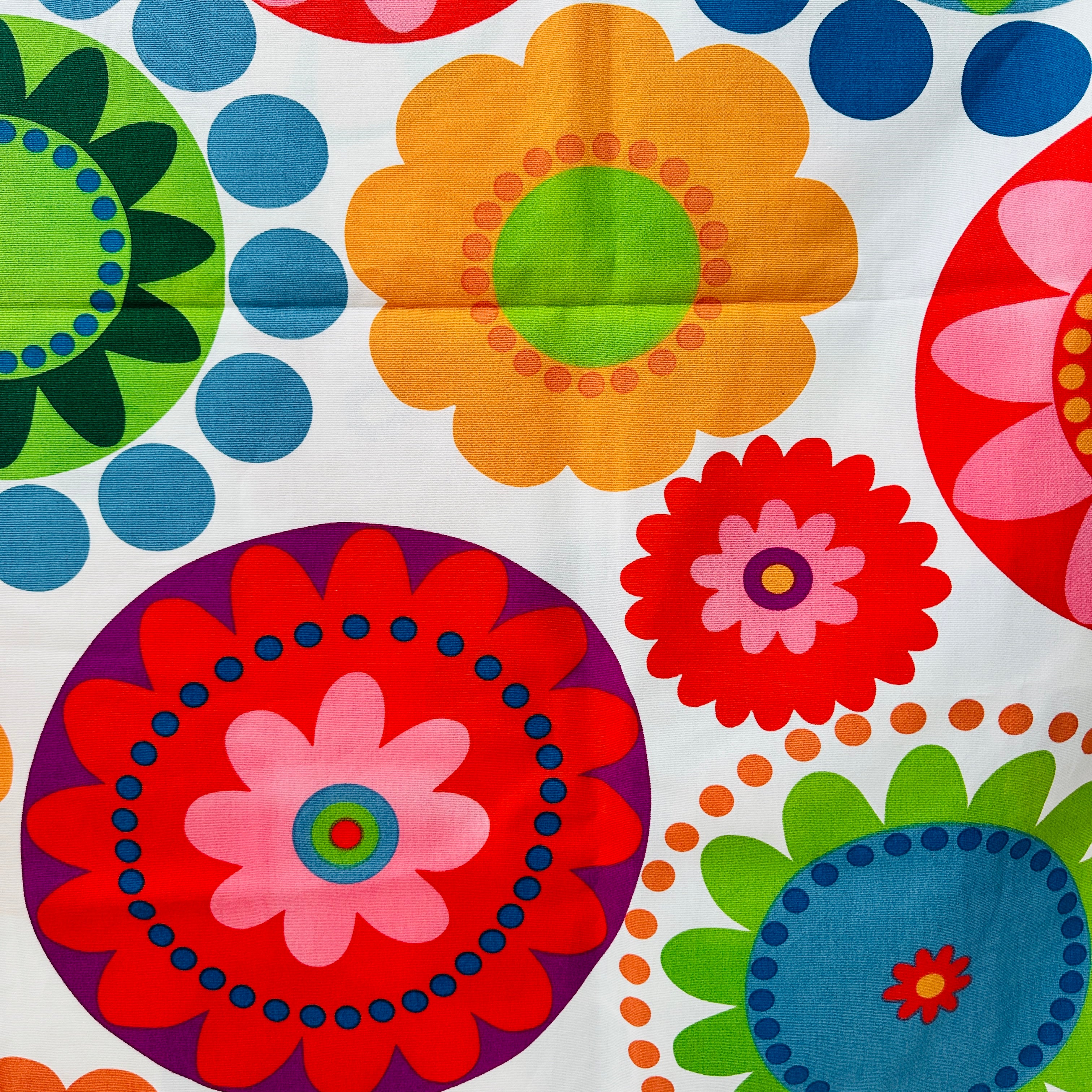 120cms Bright Modern Cotton Fabric Panel