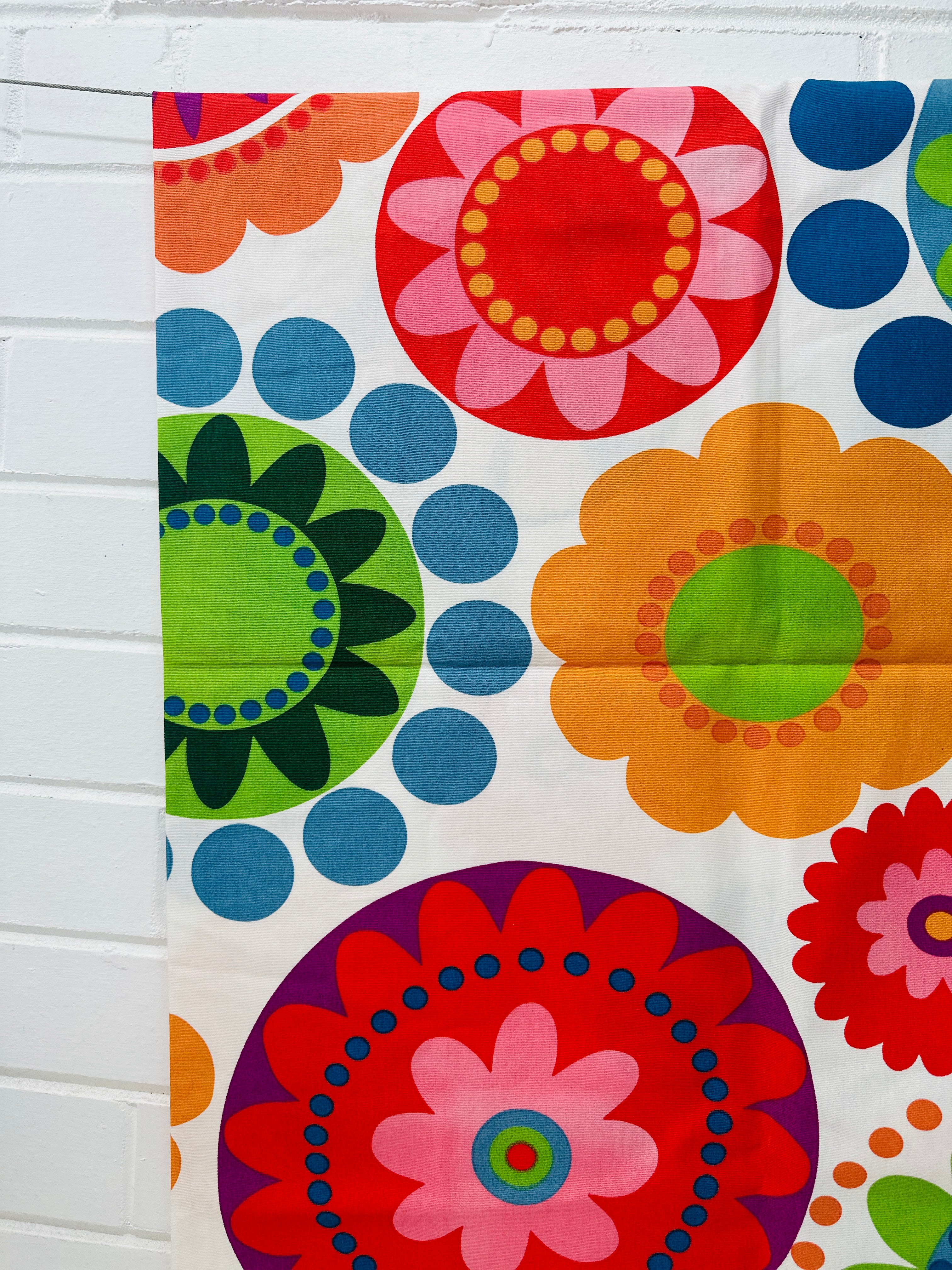 120cms Bright Modern Cotton Fabric Panel