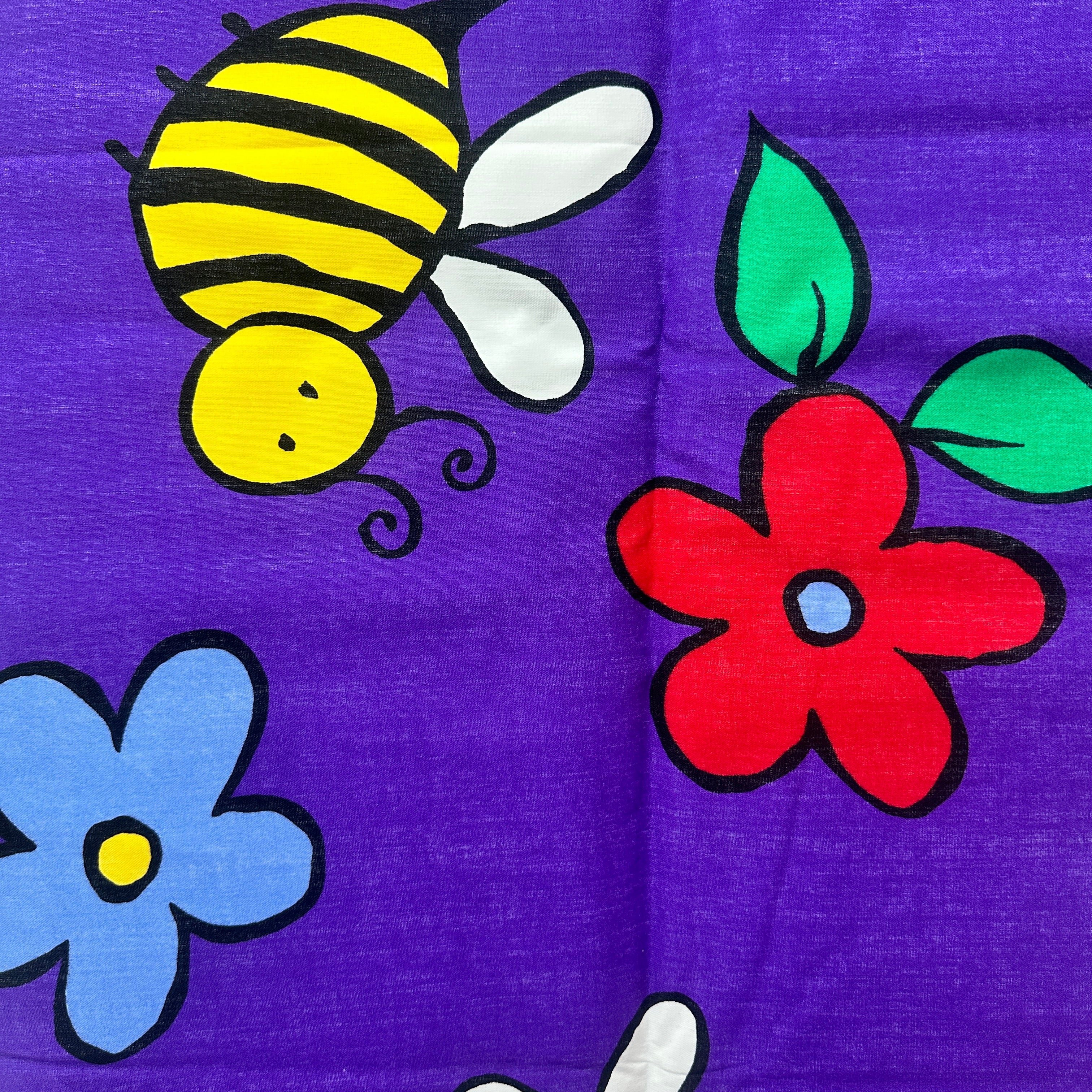 240cms Funky Bee & Flower Fabric