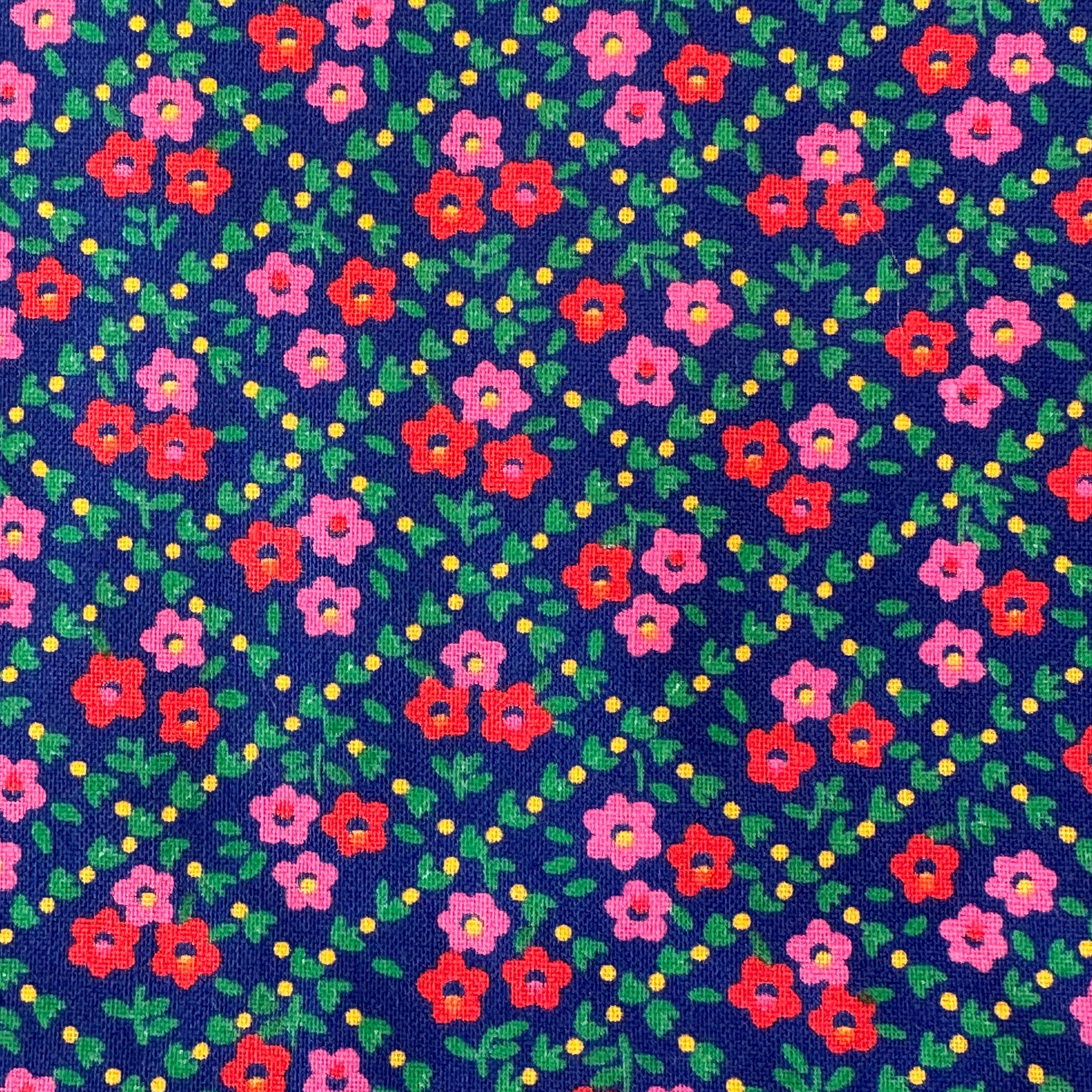 165cms Adorable Vintage Cotton Fabric